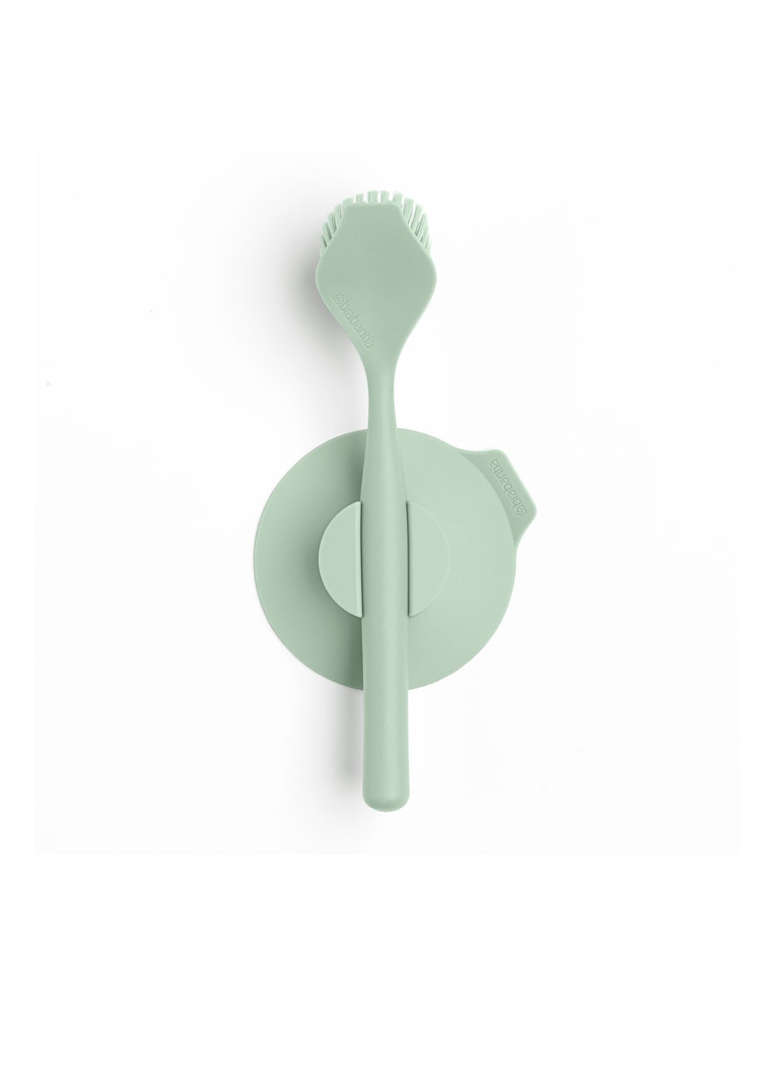 Brabantia Afwasborstel met zuignaphouder - voorkant 2 mint