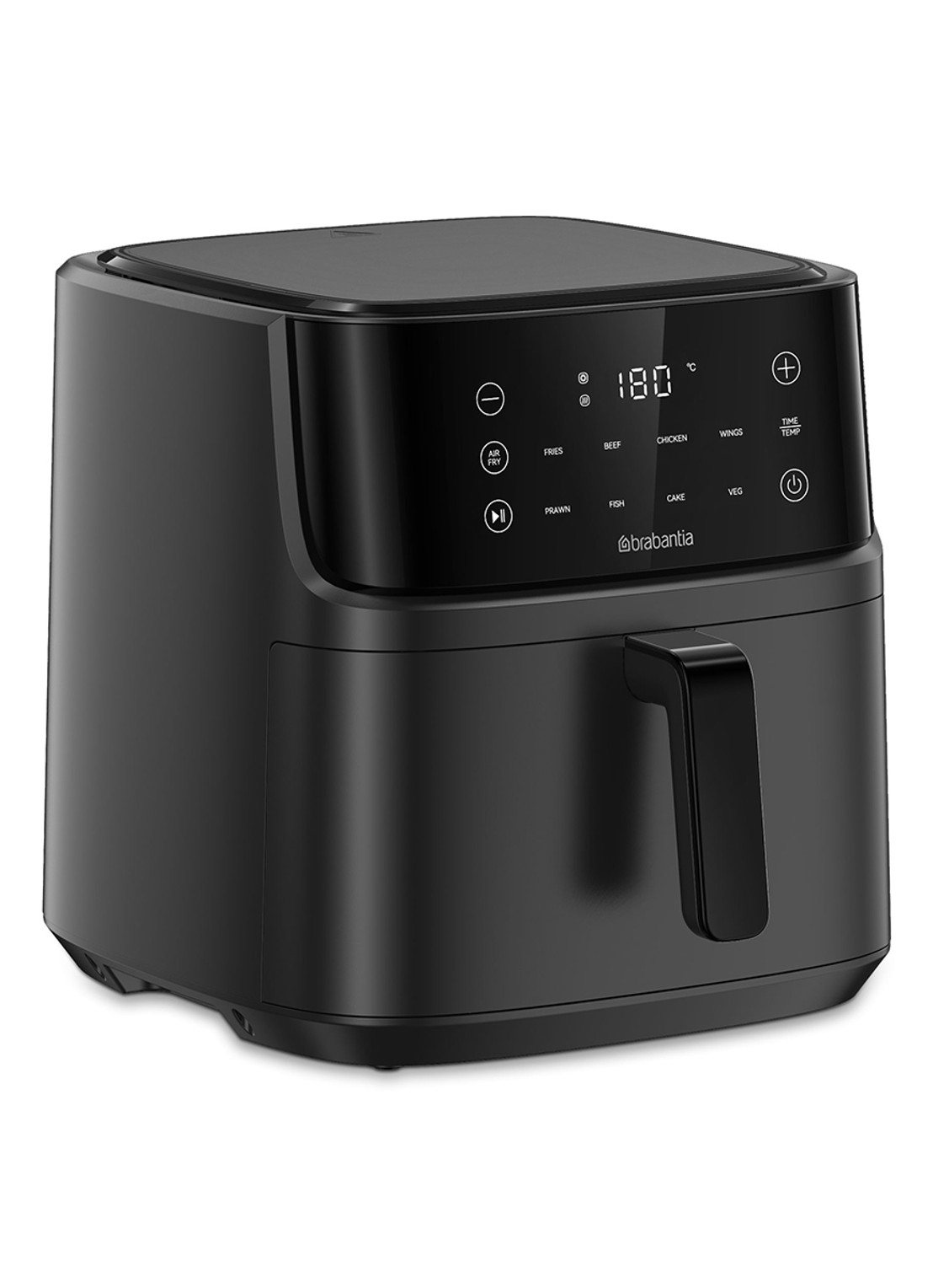 Brabantia Airfryer 8 liter BBEK1138 - voorkant 2 zwart