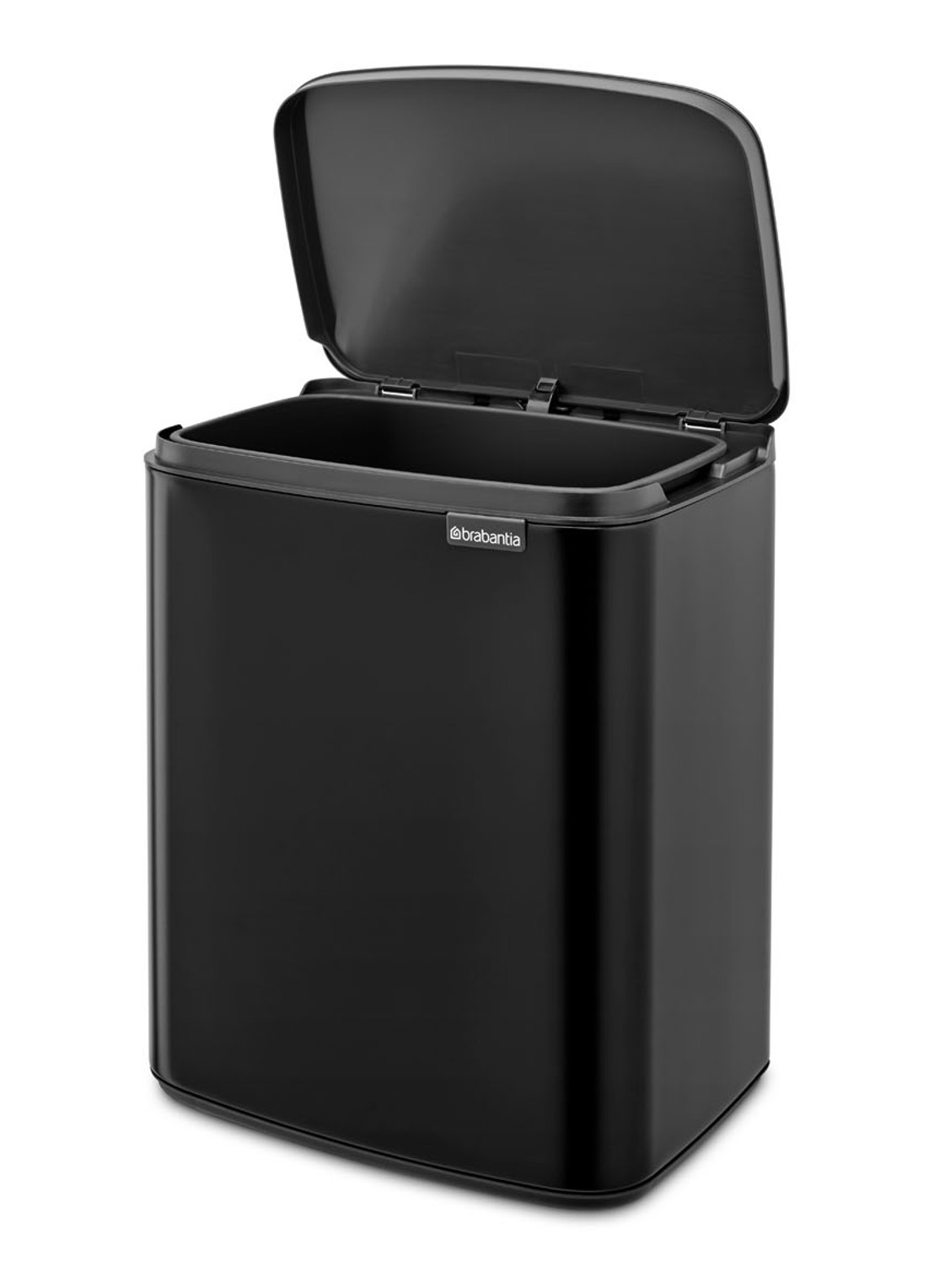 Brabantia Bo afvalemmer 12 liter met kunststof binnenemmer - detail 4 zwart