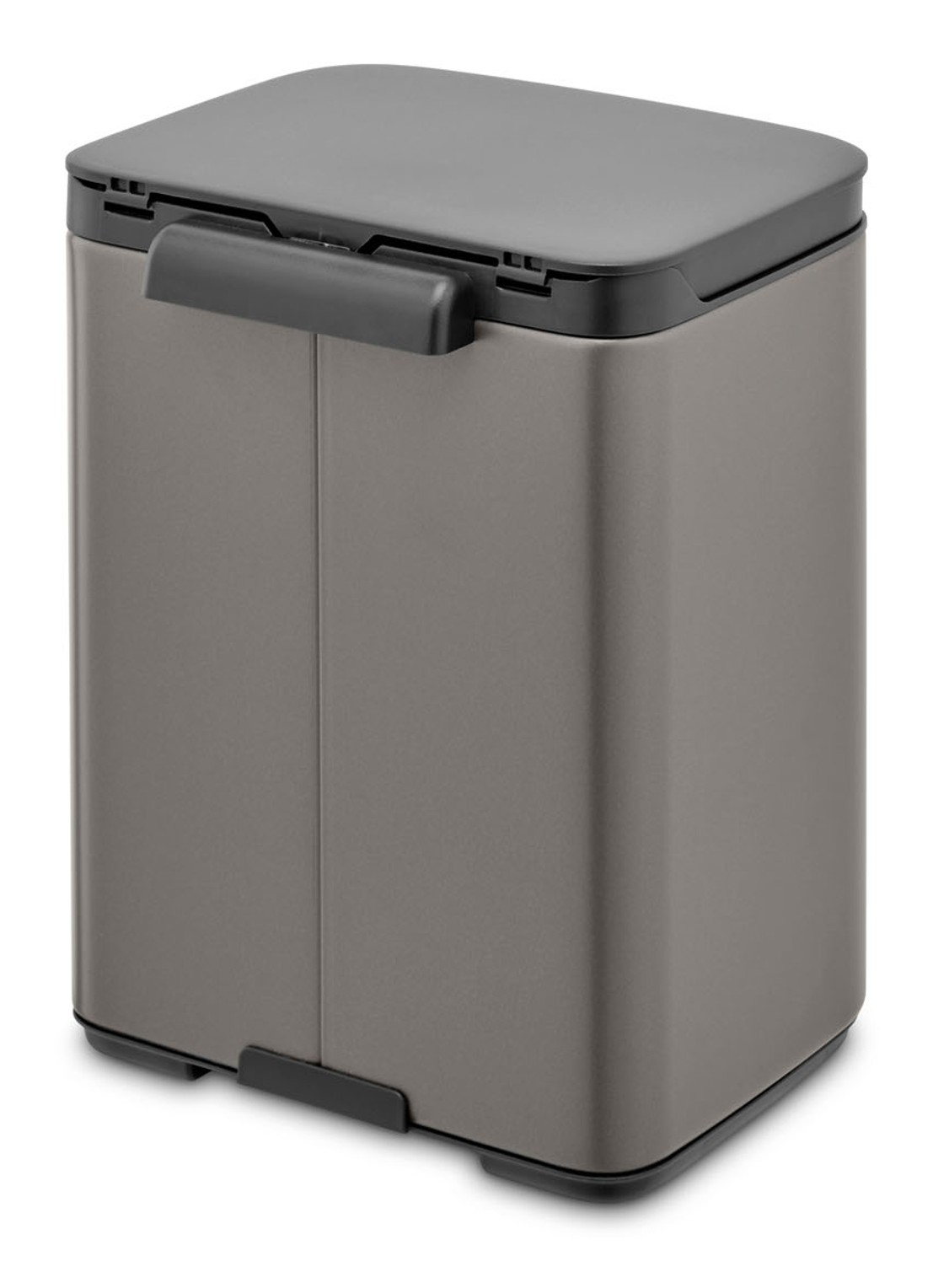 Brabantia Bo afvalemmer 4 liter met kunststof binnenemmer - detail 3 zilver