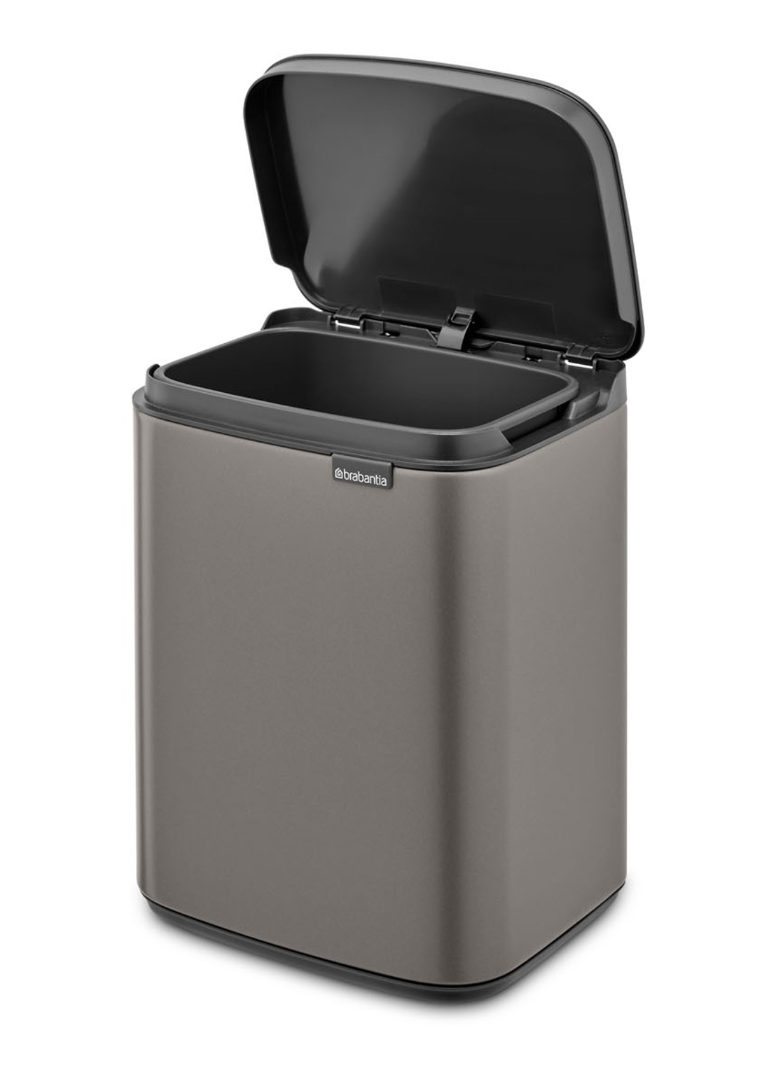 Brabantia Bo afvalemmer 4 liter met kunststof binnenemmer - detail 4 zilver