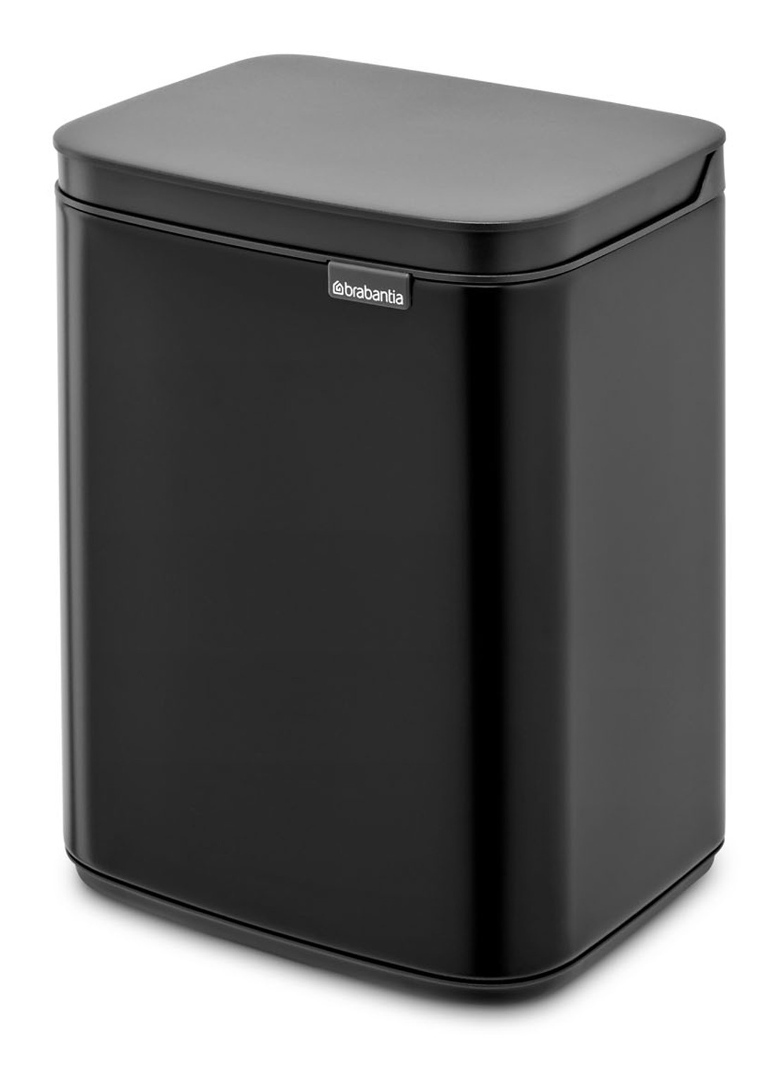 Brabantia Bo afvalemmer 4 liter met kunststof binnenemmer - voorkant 5 zwart