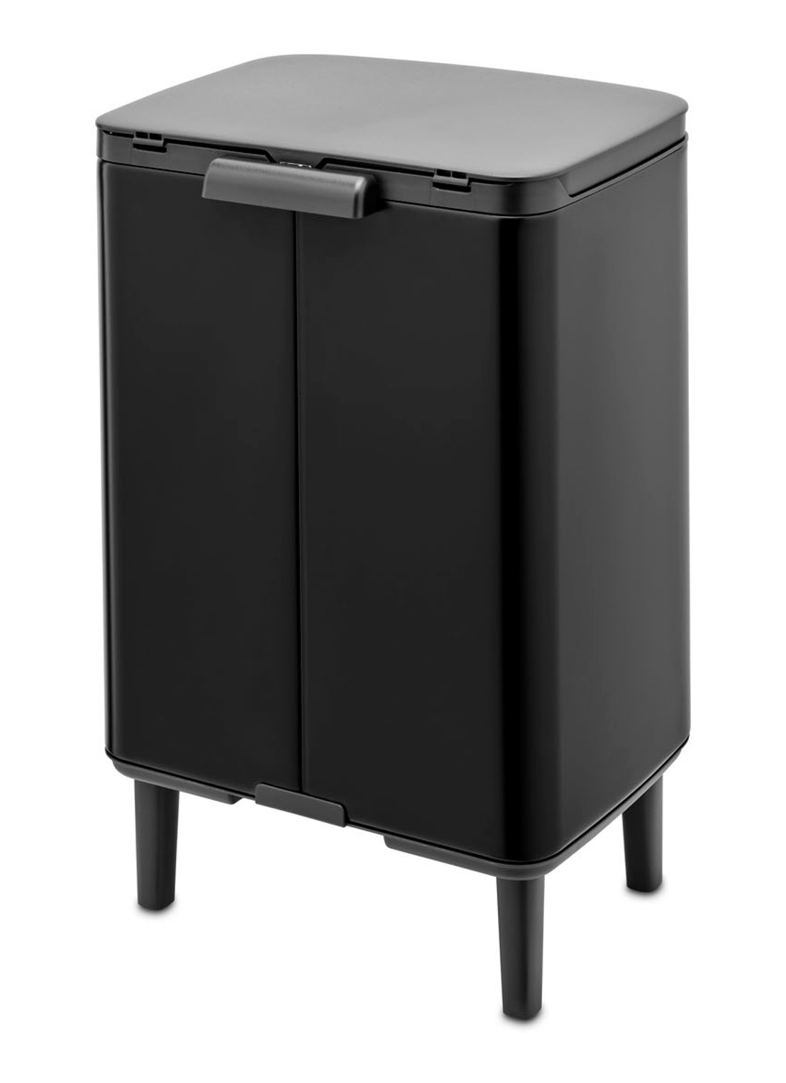 Brabantia Bo Hi afvalemmer 12 liter met kunststof binnenemmer - detail 3 zwart