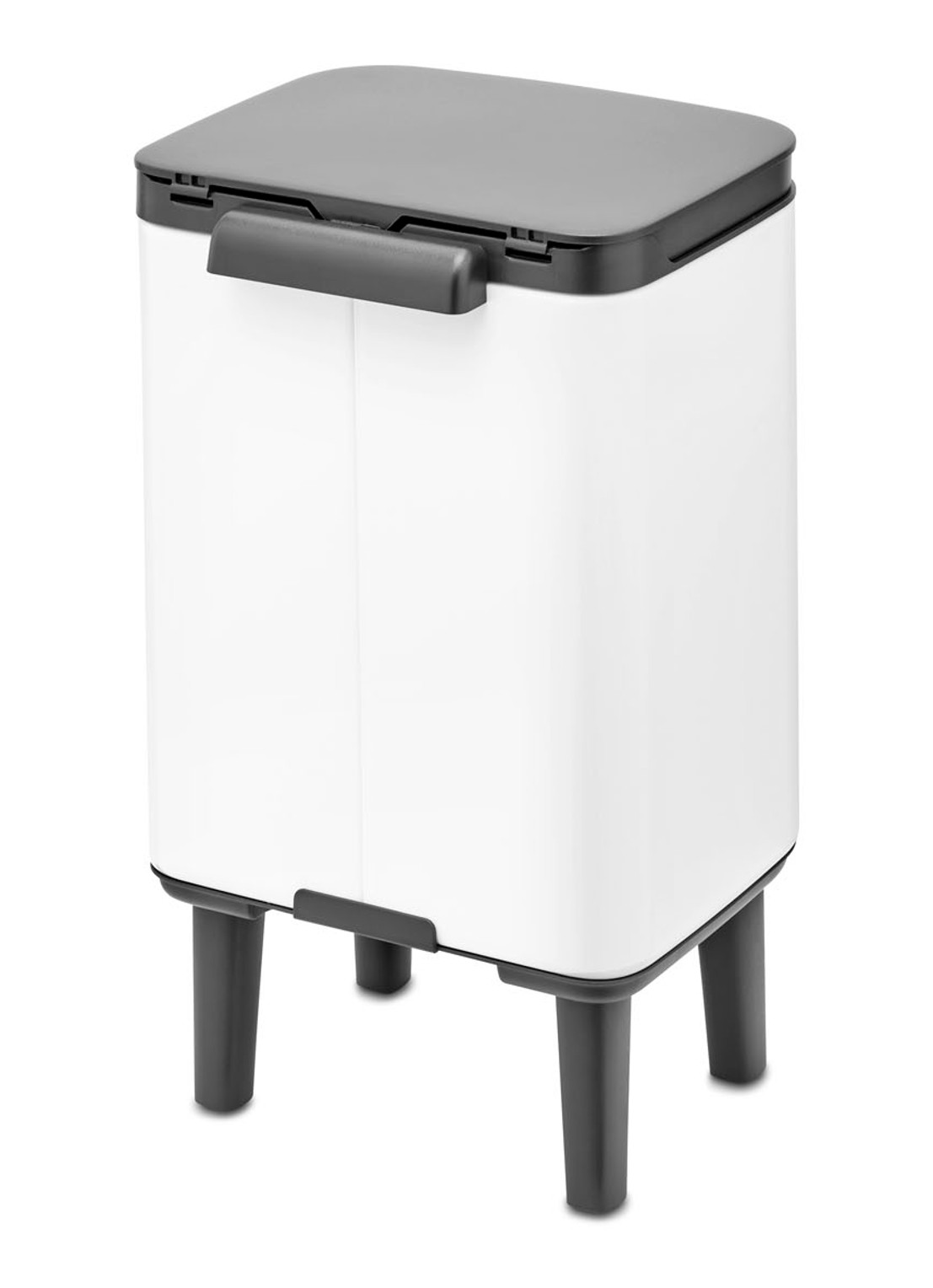 Brabantia Bo Hi afvalemmer 4 liter met kunststof binnenemmer - detail 3 wit