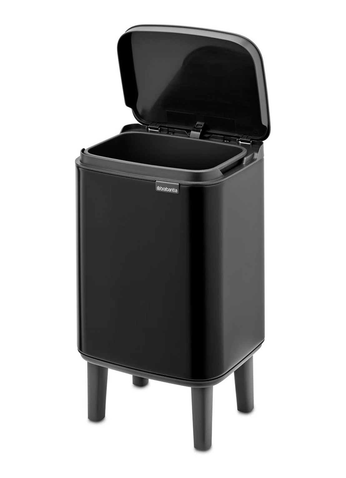Brabantia Bo Hi afvalemmer 4 liter met kunststof binnenemmer - detail 4 zwart