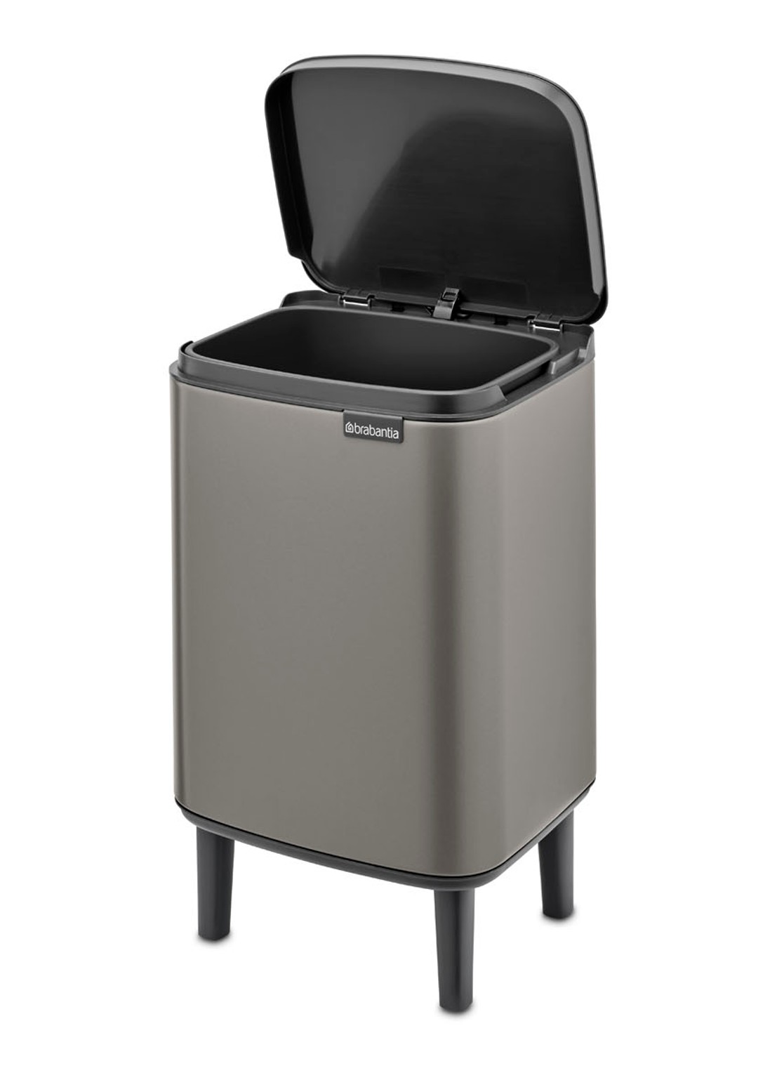 Brabantia Bo Hi afvalemmer 7 liter met kunststof binnenemmer - detail 4 zilver