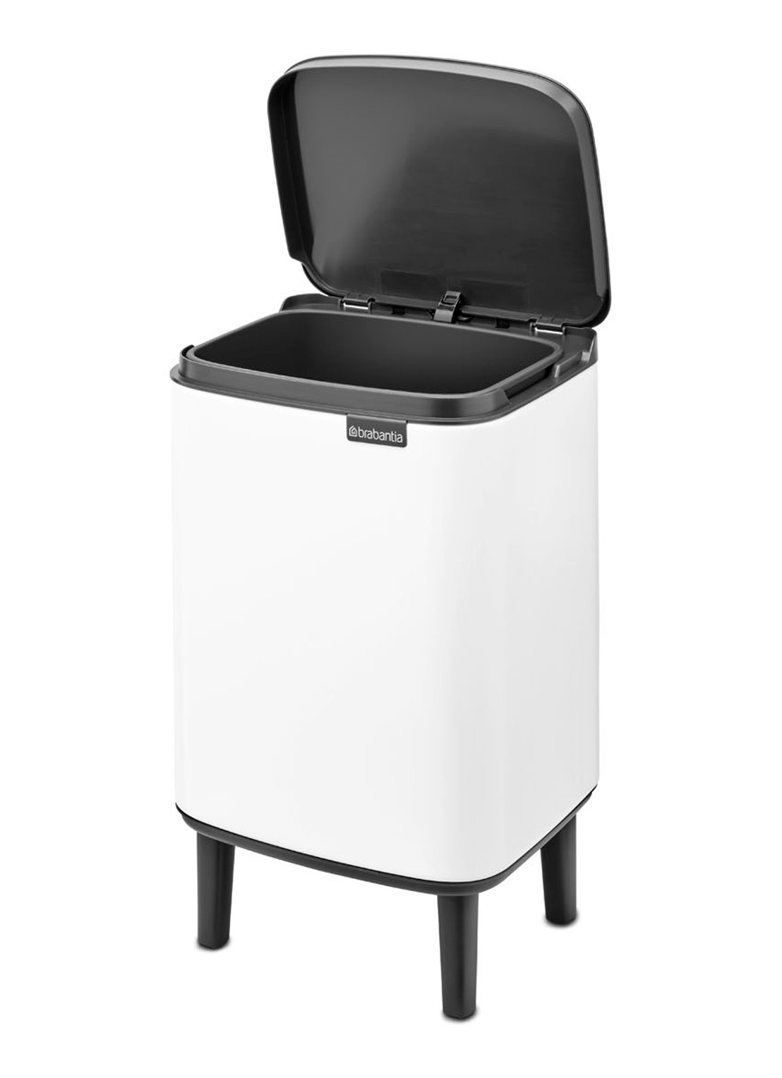 Brabantia Bo Hi afvalemmer 7 liter met kunststof binnenemmer - detail 2 wit