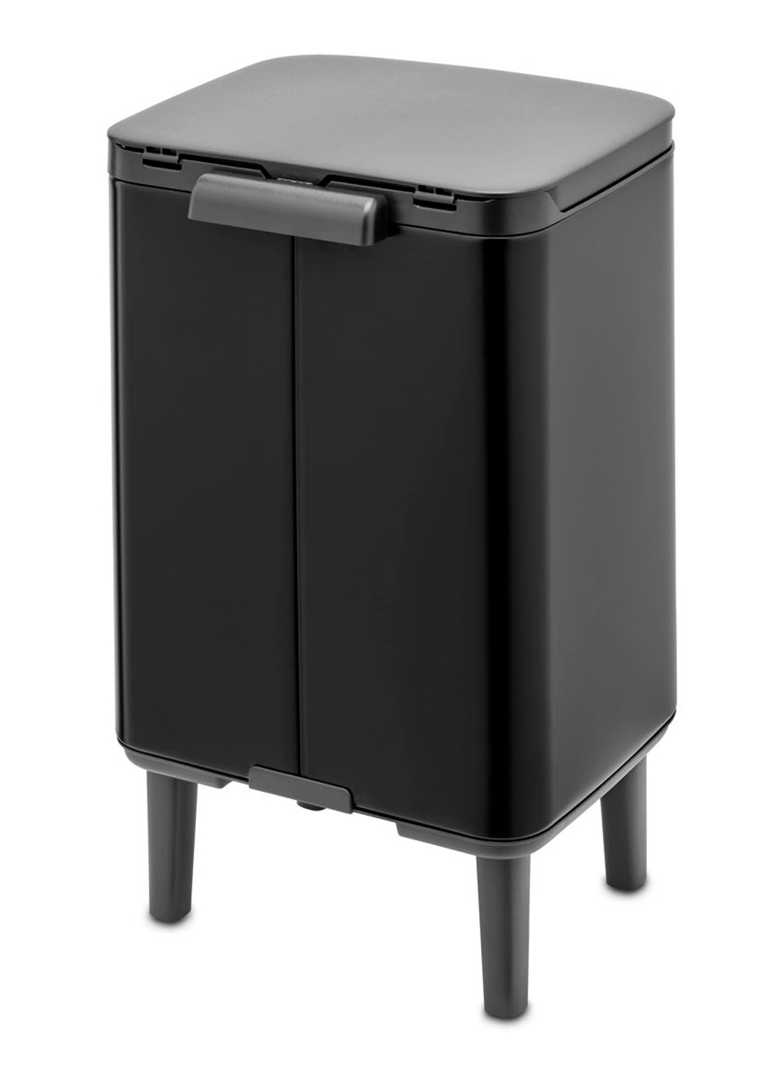 Brabantia Bo Hi afvalemmer 7 liter met kunststof binnenemmer - detail 3 zwart