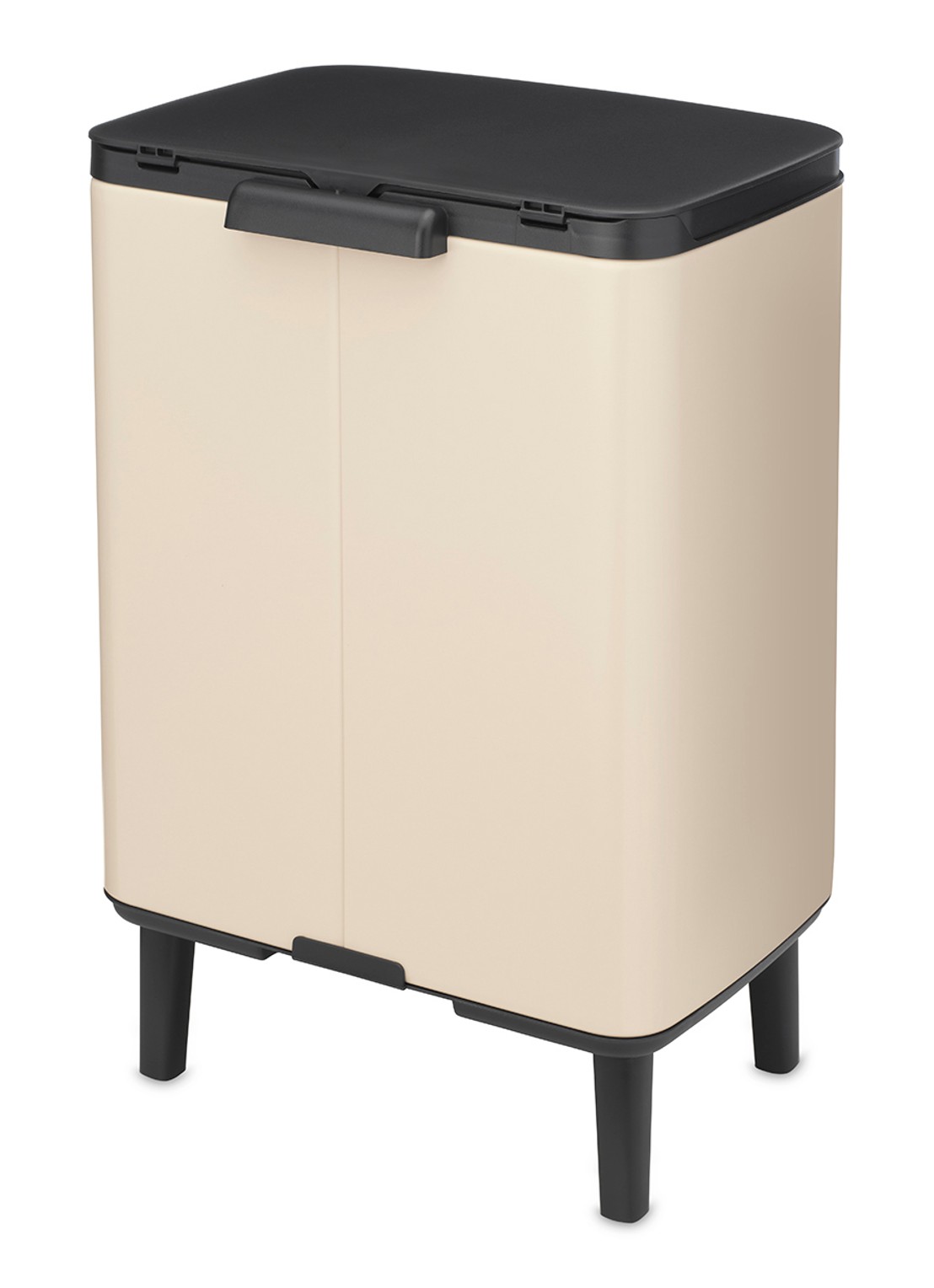Brabantia Bo Hi prullenbak 12 liter - achterkant 8 beige