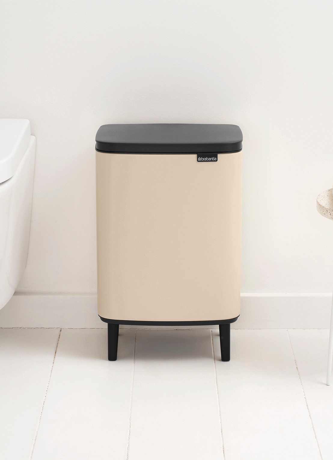 Brabantia Bo Hi prullenbak 12 liter - detail 7 beige