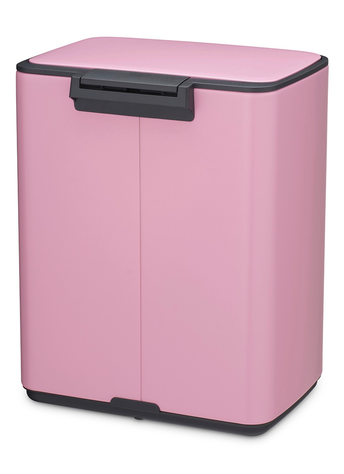 Brabantia Bo pedaalemmer 12 liter - achterkant 8 donkerroze