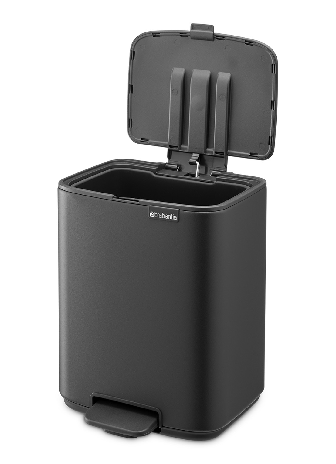 Brabantia Bo  pedaalemmer 2 x 30 liter - achterkant 6 grijs