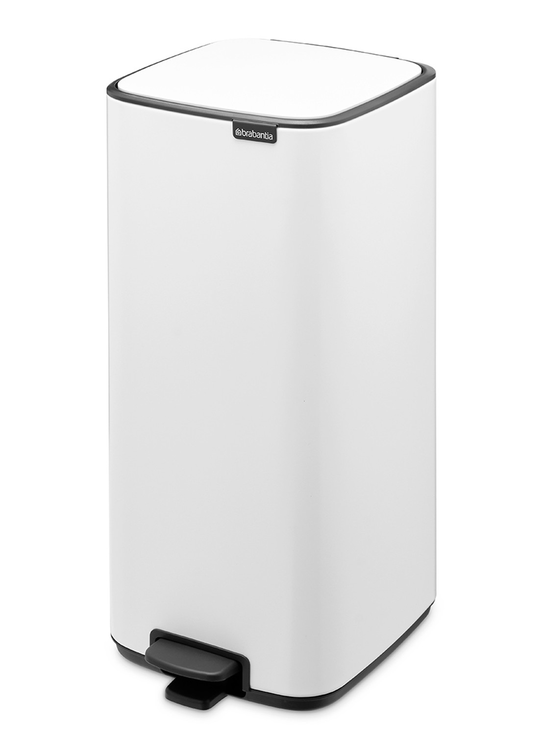 Brabantia Bo pedaalemmer 30 liter - voorkant 7 wit