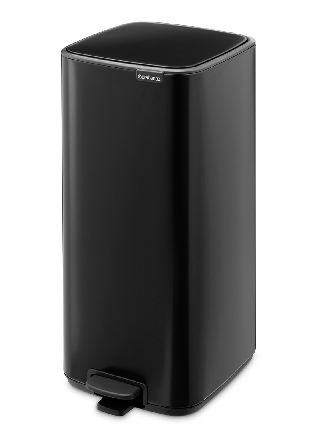 Brabantia Bo pedaalemmer 30 liter - voorkant 7 zwart