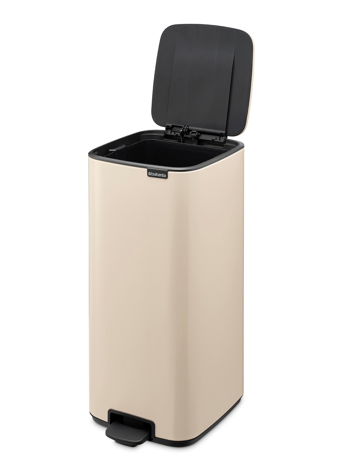 Brabantia Bo pedaalemmer 30 liter - achterkant 3 beige