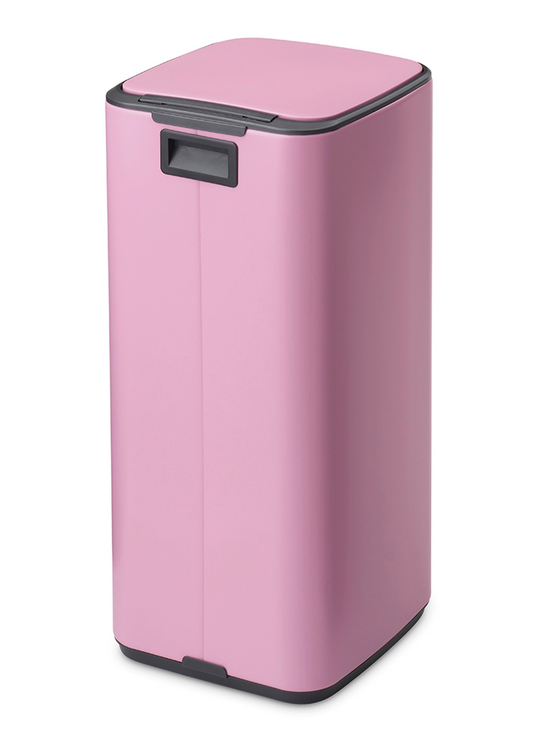 Brabantia Bo pedaalemmer 30 liter - detail donkerroze