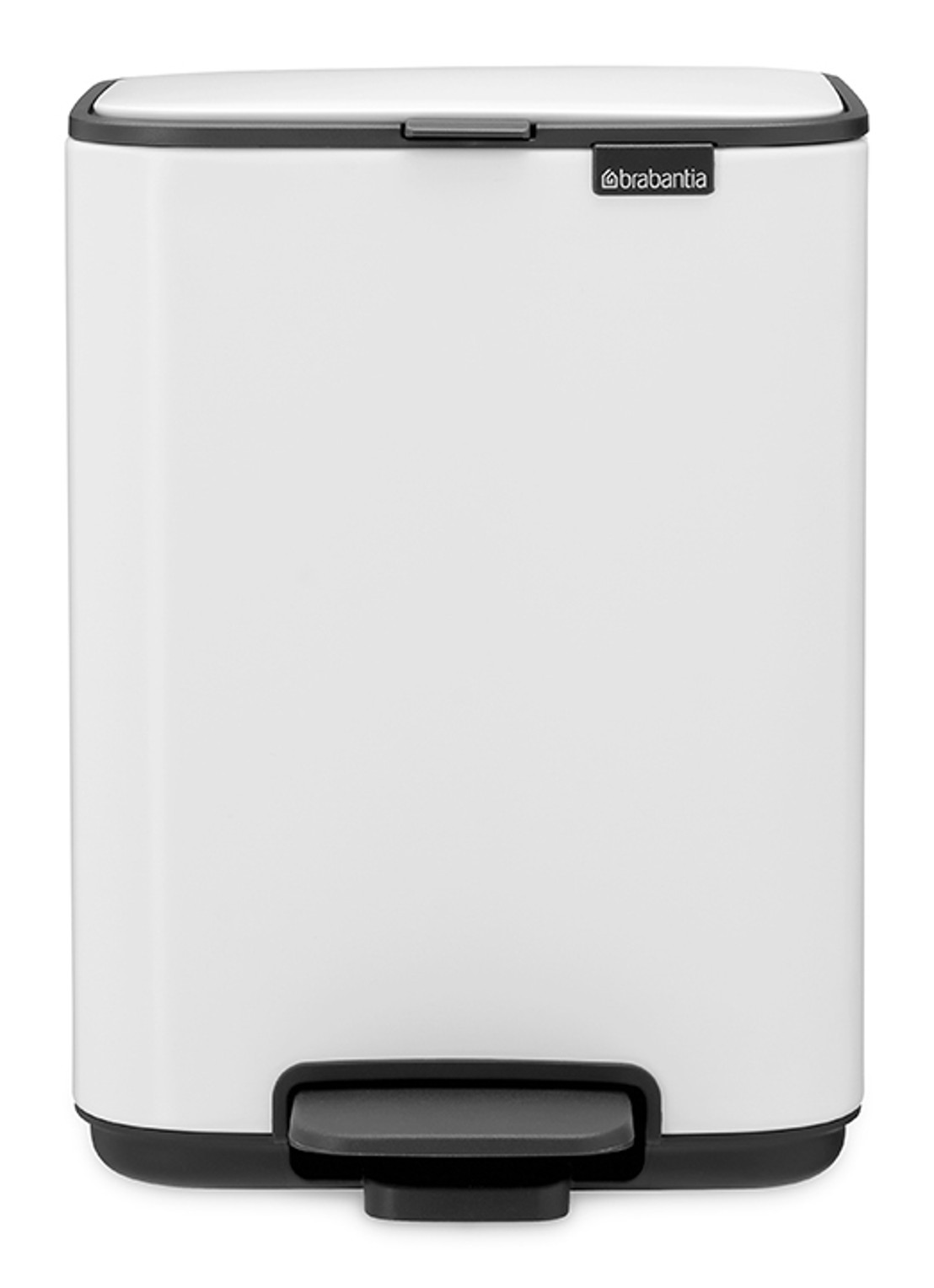 Brabantia Bo pedaalemmer 4 liter  - voorkant 7 wit