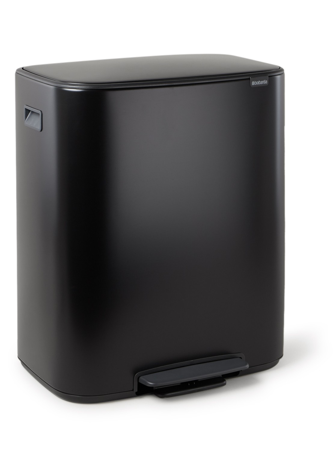 Brabantia Bo pedaalemmer 60 liter - voorkant 3 zwart