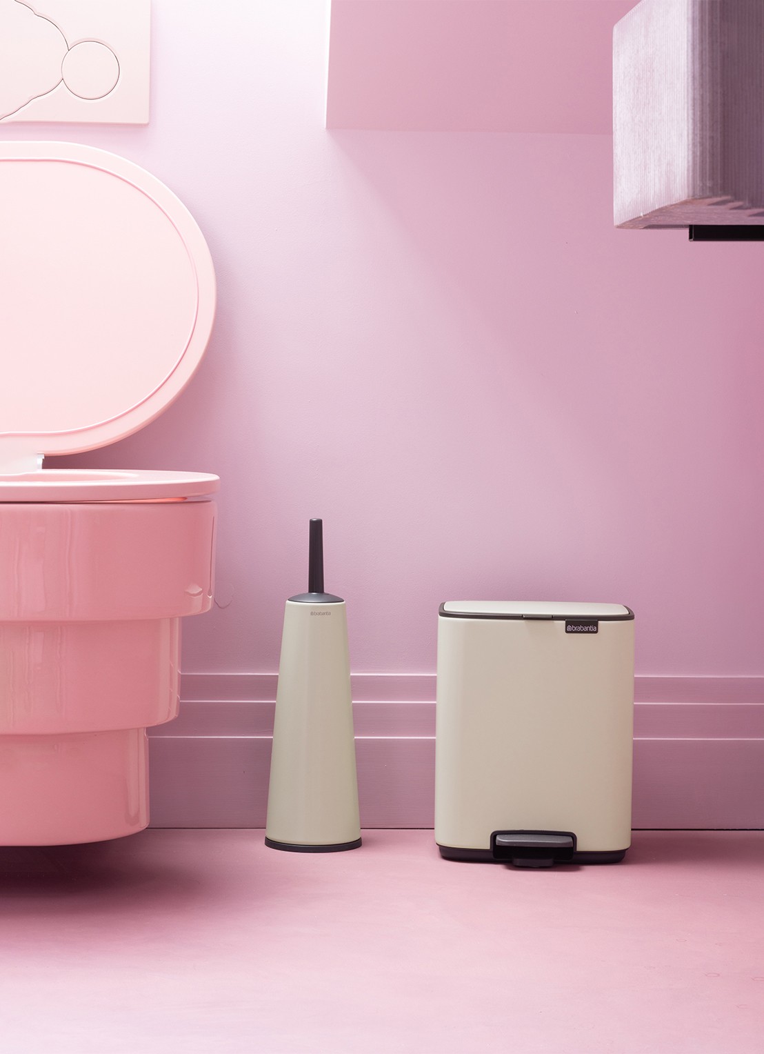 Brabantia Bo pedaalemmer 7 liter - detail 5 beige