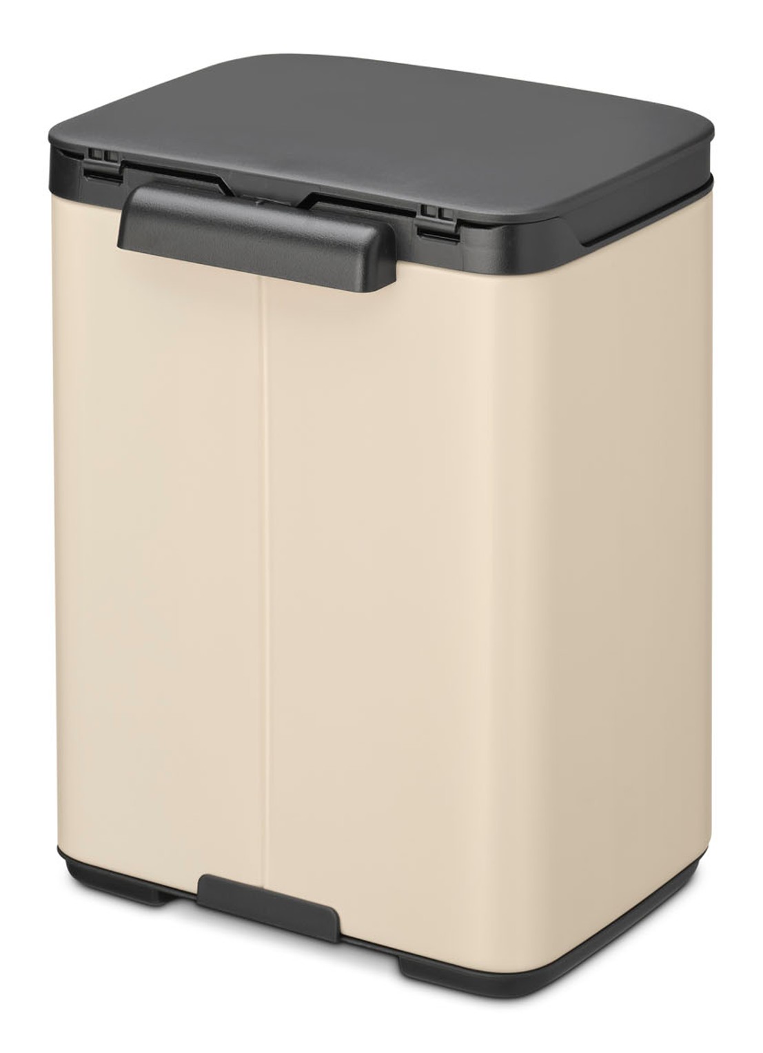 Brabantia Bo prullenbak met deksel 4 liter - detail 5 beige