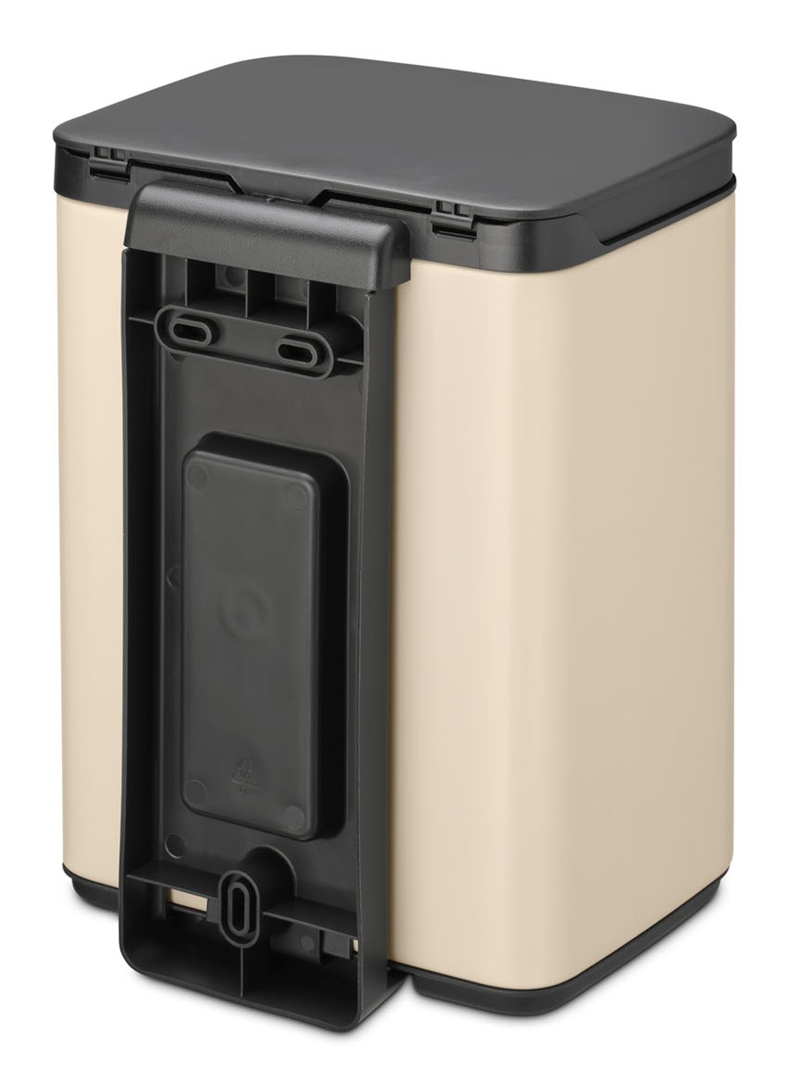 Brabantia Bo prullenbak met deksel 4 liter - detail 6 beige