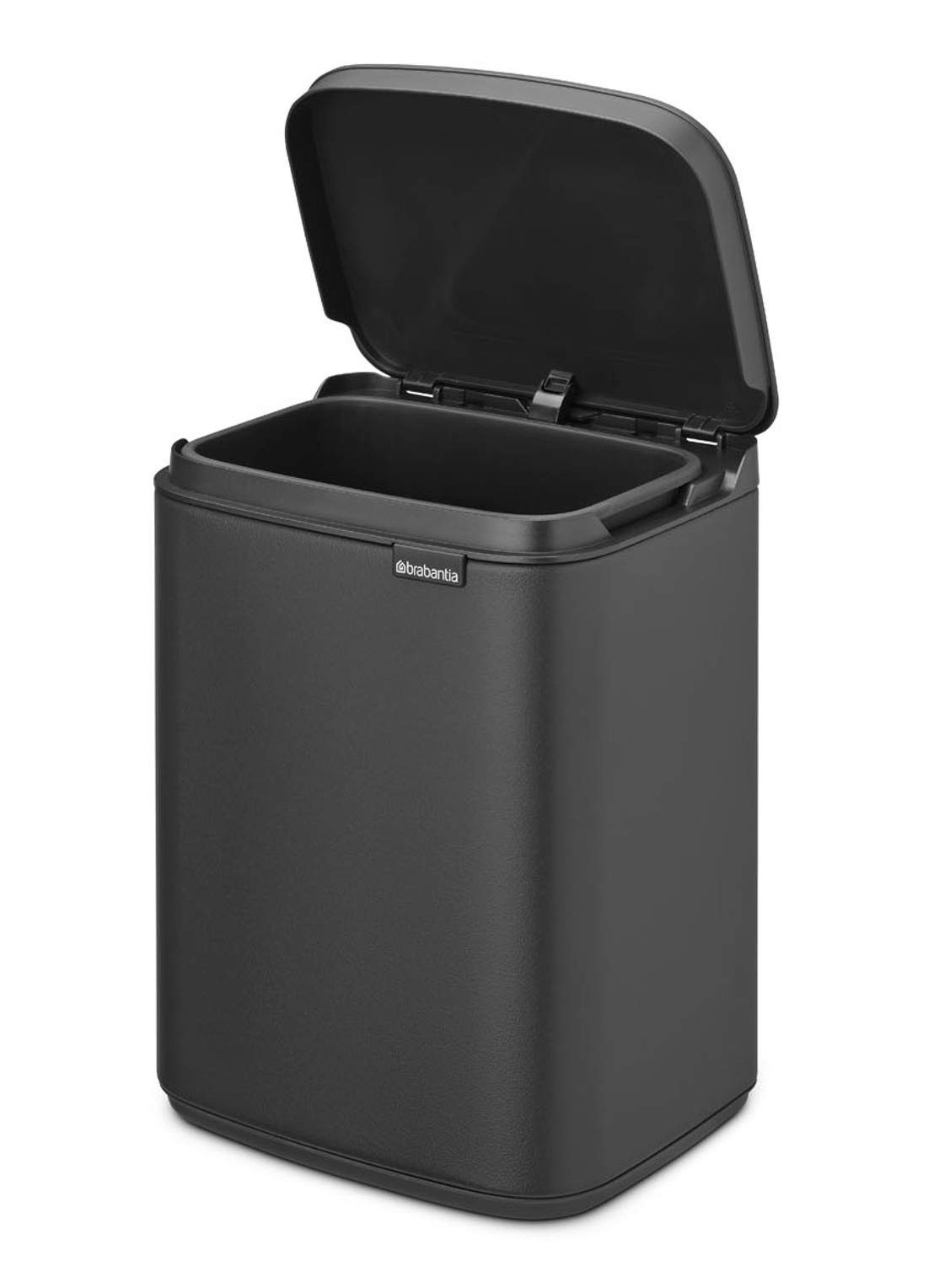 Brabantia Bo prullenbak met deksel 4 liter - detail 5 antraciet