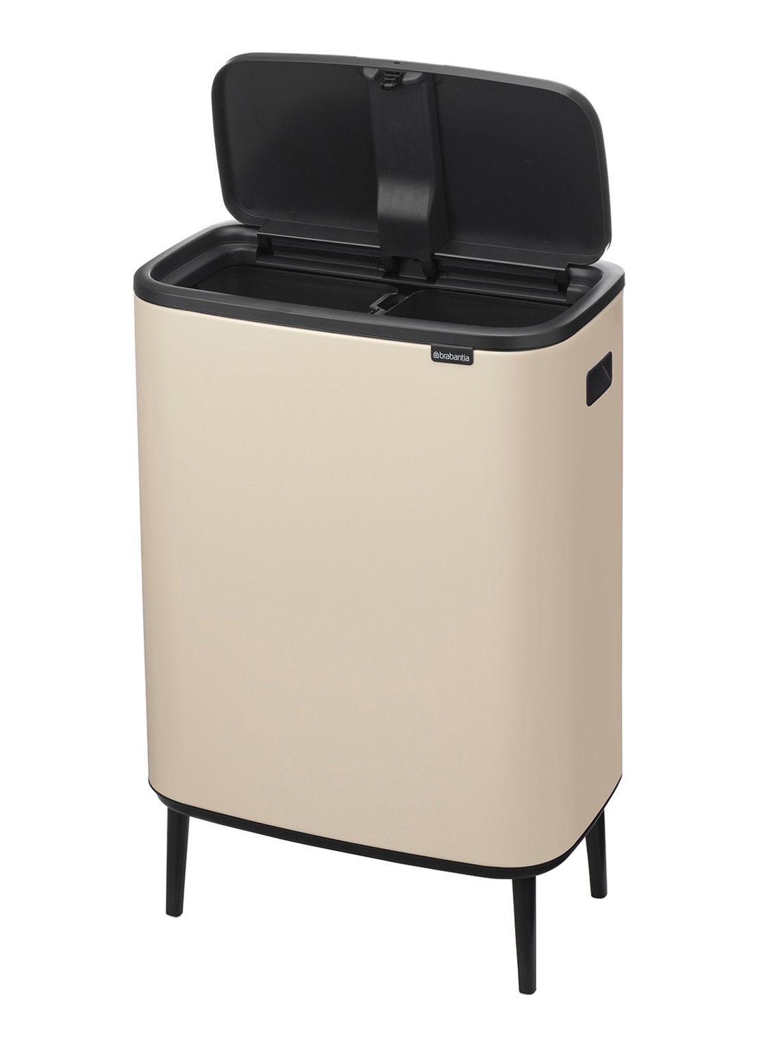 Brabantia Bo Touch Bin Hi prullenbak 2 x 30 liter - detail 3 beige