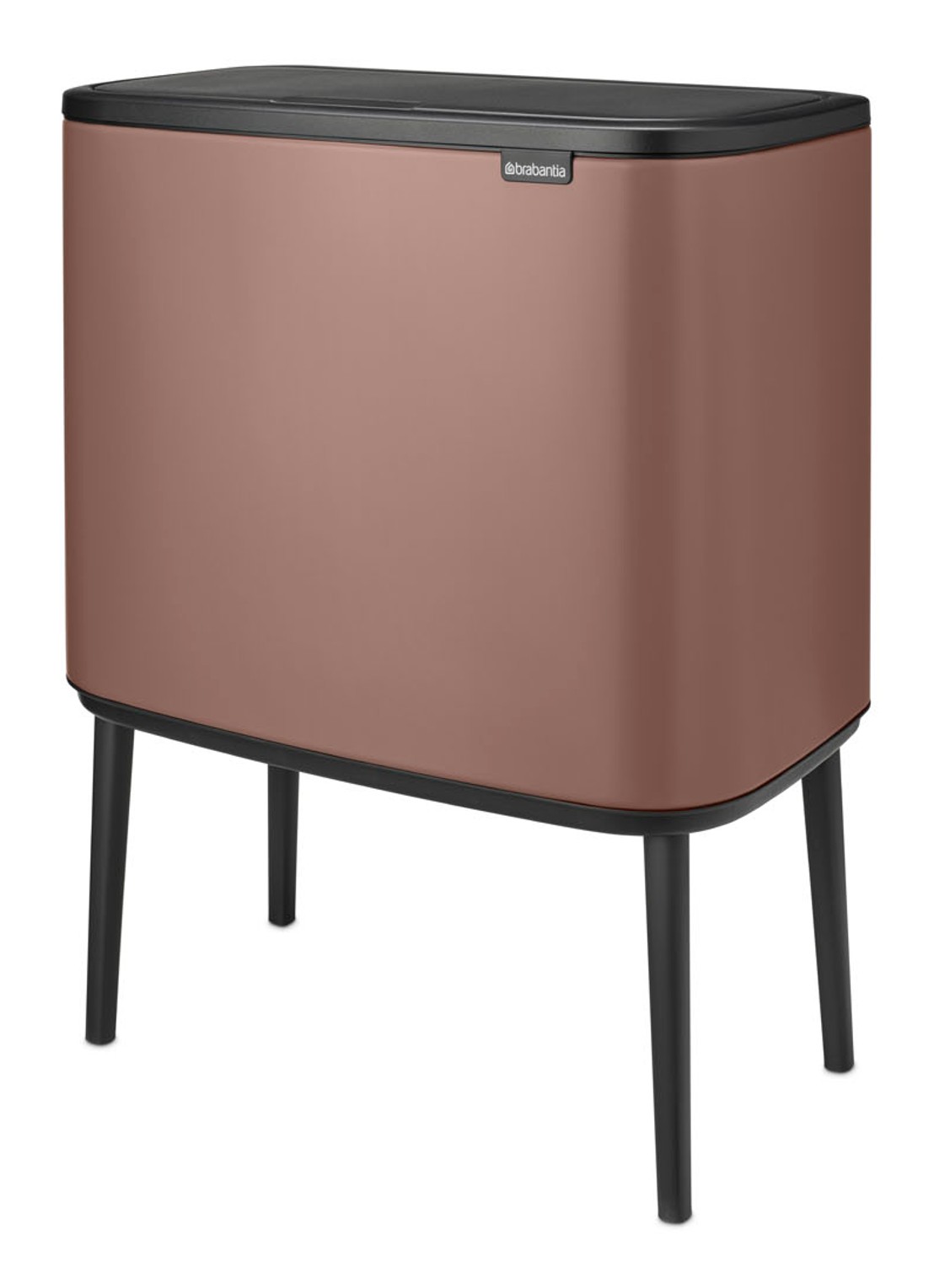 Brabantia Bo Touch Bin prullenbak 11 + 23 liter - achterkant taupe