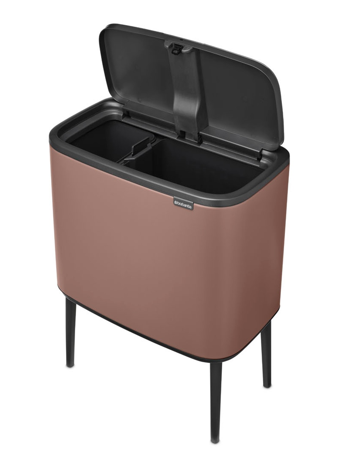 Brabantia Bo Touch Bin prullenbak 11 + 23 liter - detail 2 taupe