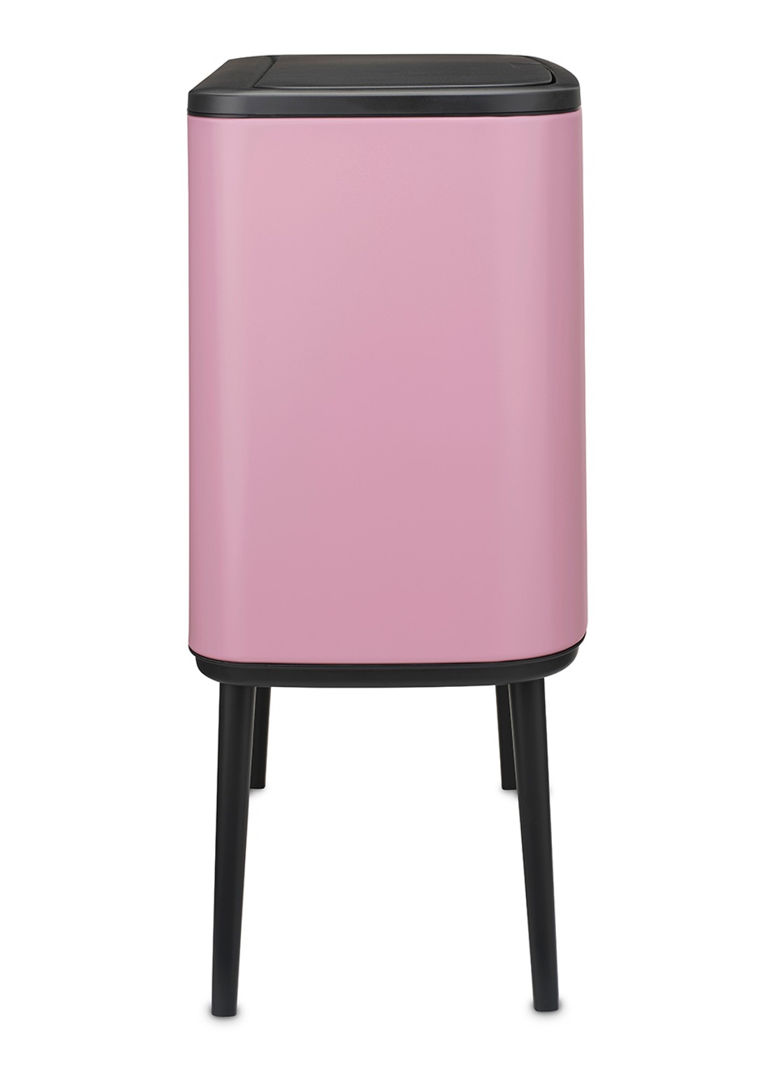 Brabantia Bo Touch Bin prullenbak 11 + 23 liter - achterkant 8 donkerroze