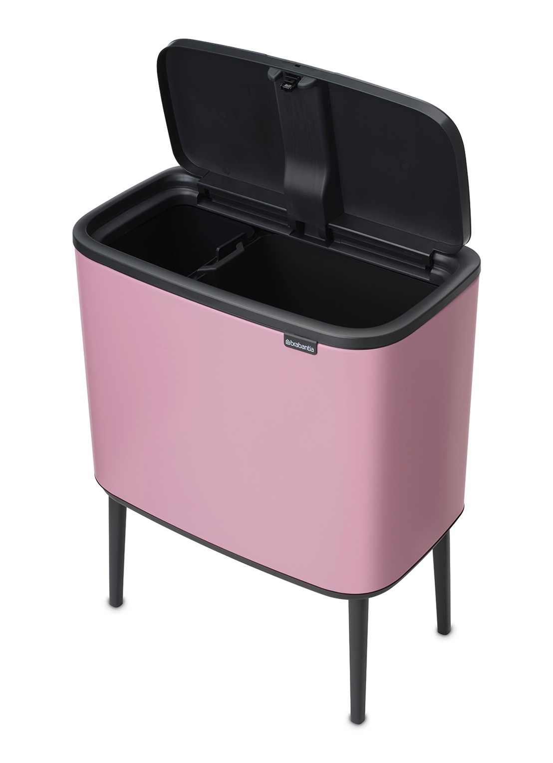 Brabantia Bo Touch Bin prullenbak 11 + 23 liter - detail 2 donkerroze