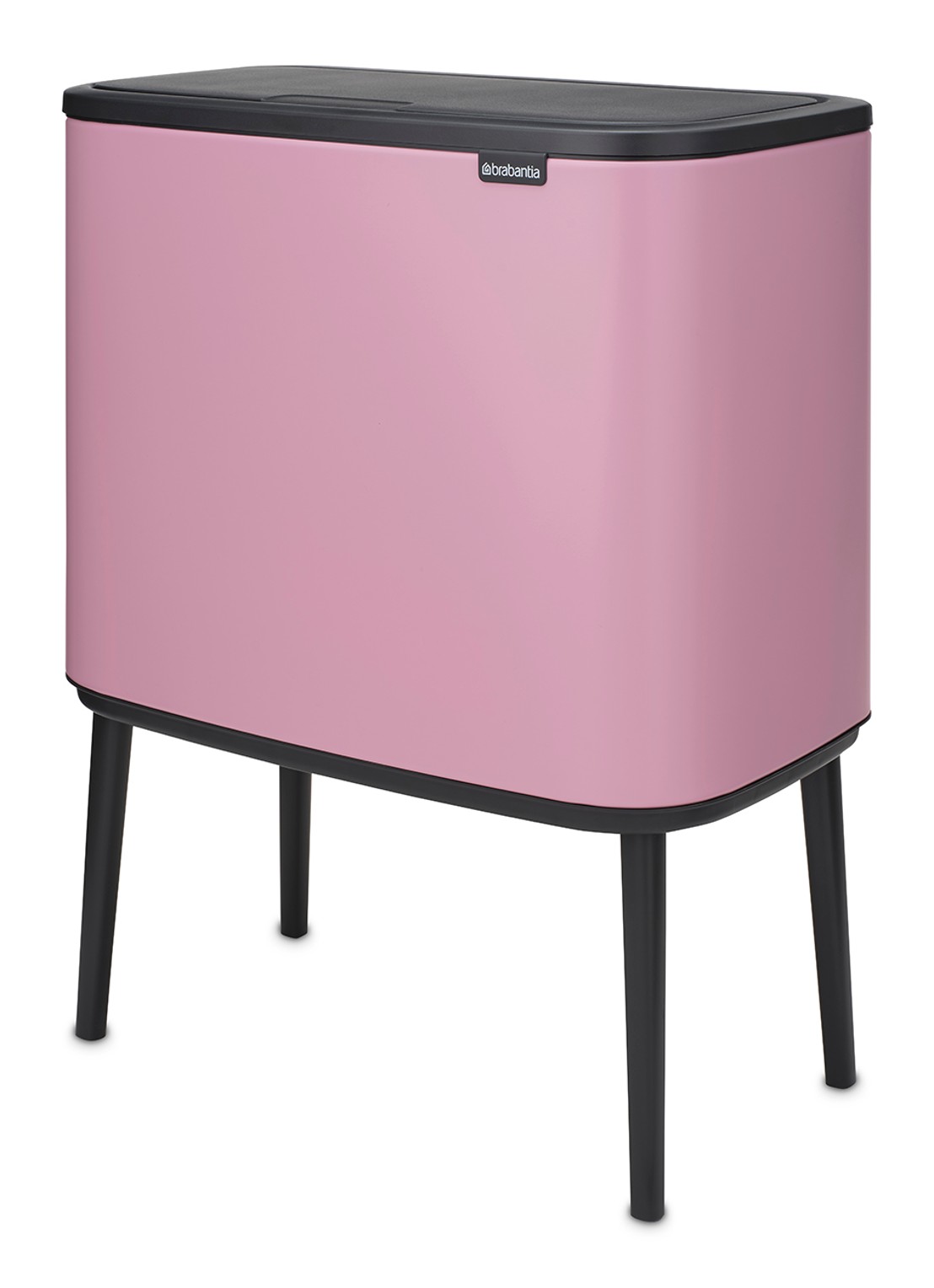 Brabantia Bo Touch Bin prullenbak 11 + 23 liter - voorkant 7 donkerroze