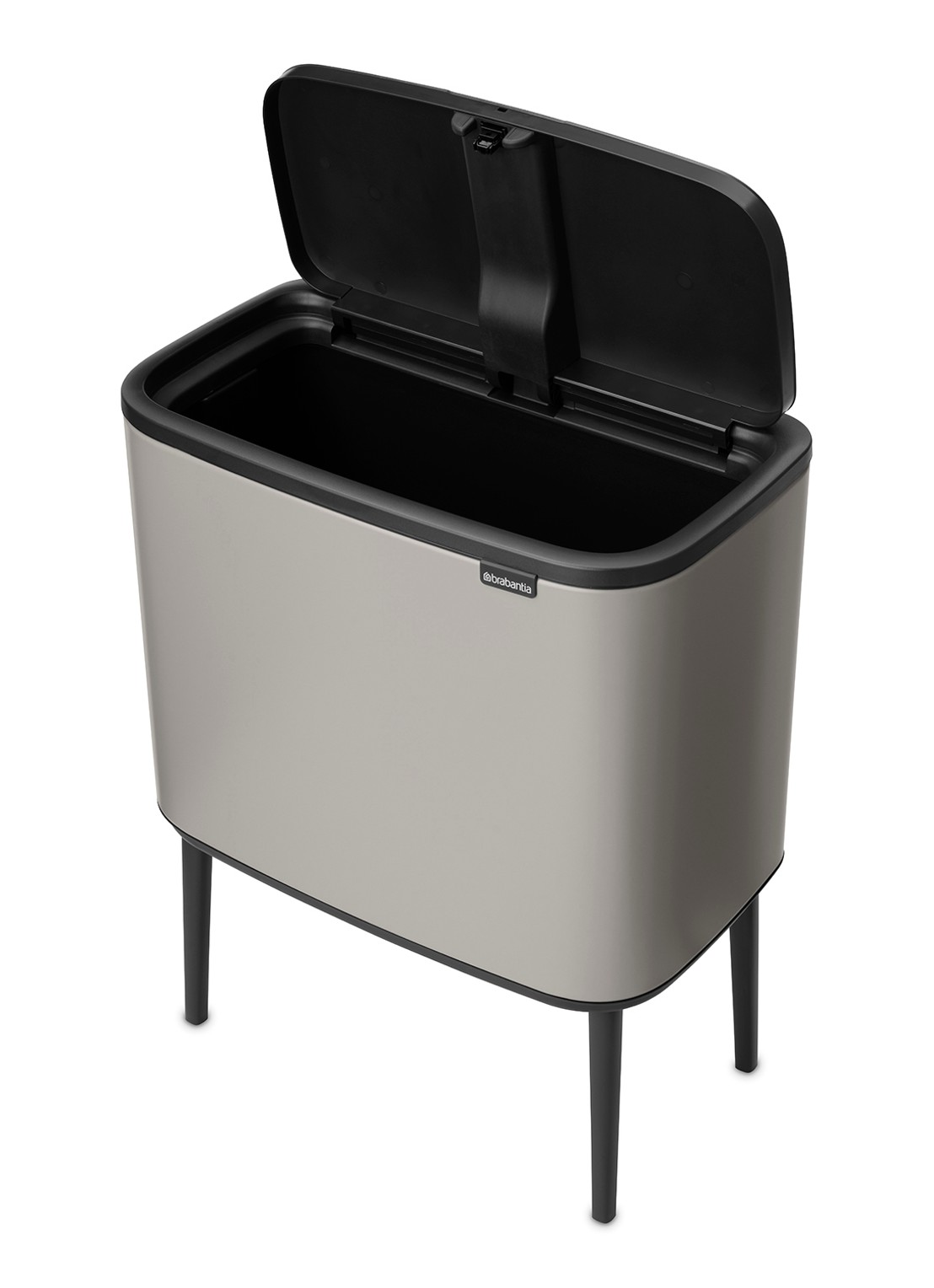 Brabantia Bo Touch Bin prullenbak 36 liter - detail 4 middengrijs