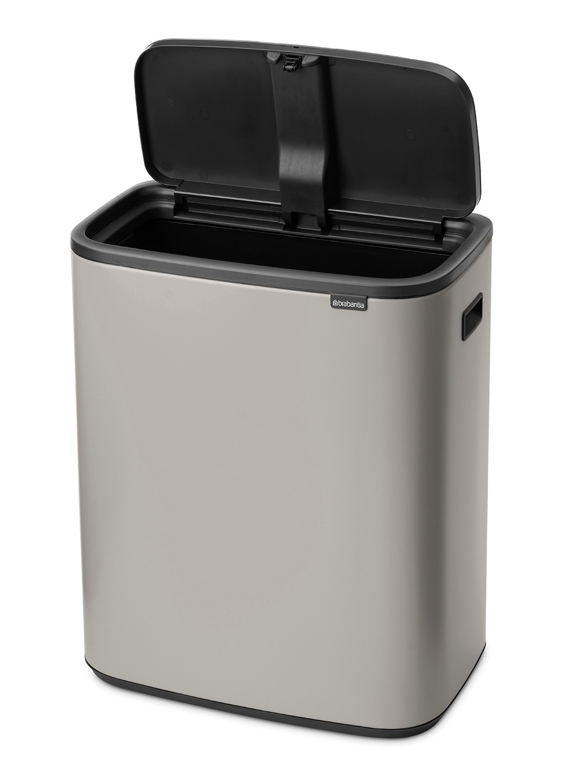Brabantia Bo Touch Bin prullenbak 60 liter - detail 3 middengrijs