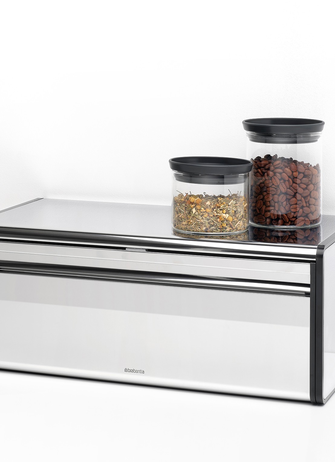 Brabantia Bo Touch Bin prullenbak met deksel 60 liter - detail 4 metallic