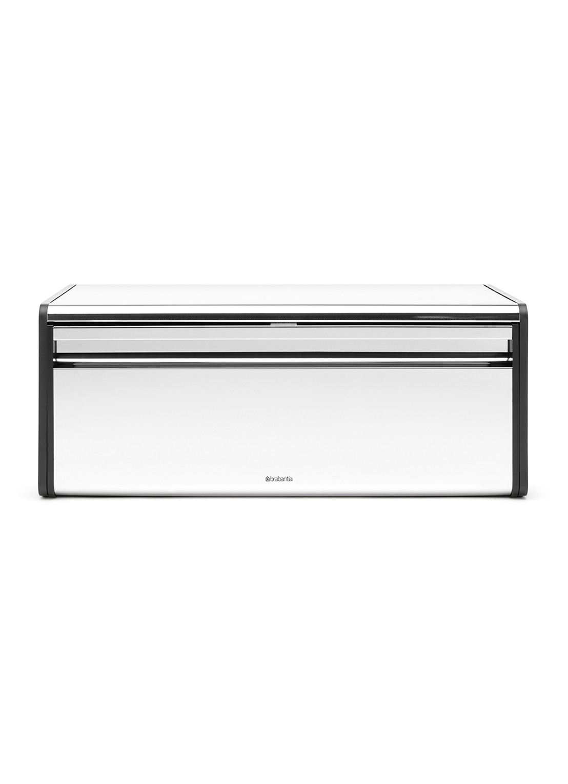Brabantia Bo Touch Bin prullenbak met deksel 60 liter - voorkant 5 metallic