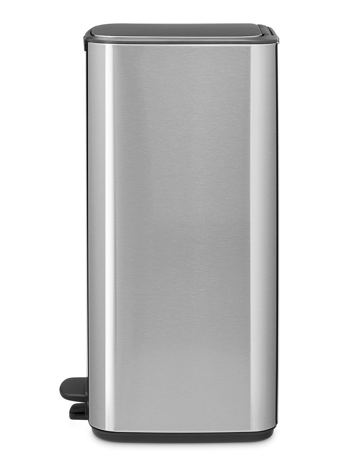Brabantia Bo Touch Bin  prullenbak met deksel op pootjes 3 x 11 liter - detail 2 zilver