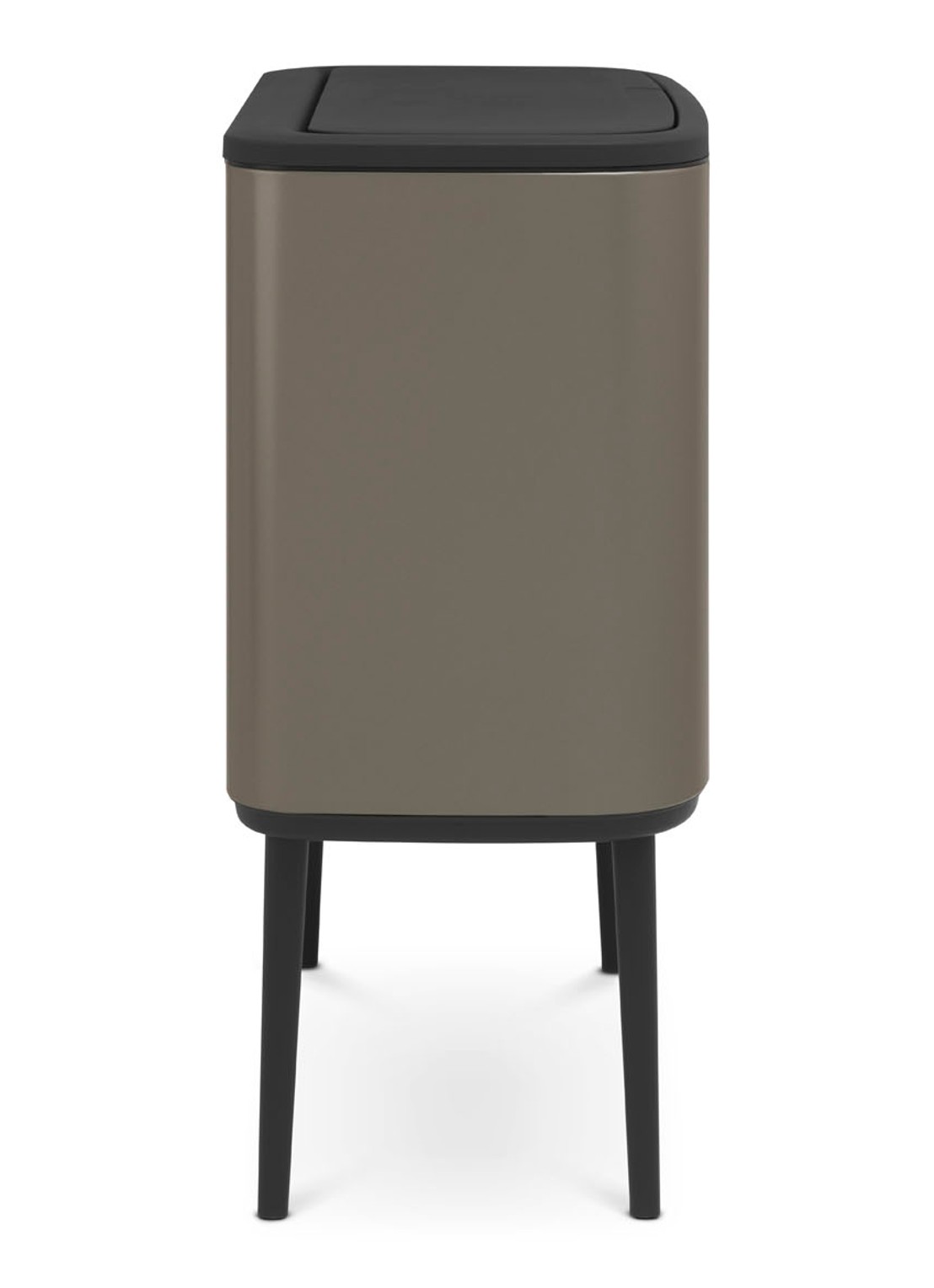Brabantia Bo Touch Bin prullenbak met deksel op pootjes 36 liter - detail 7 middengrijs