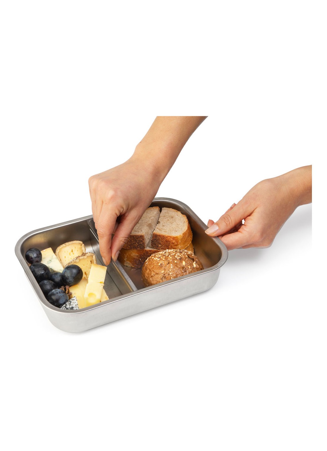 Brabantia Bo Touch Bin prullenbak met deksel op pootjes 36 liter - detail 7 metallic