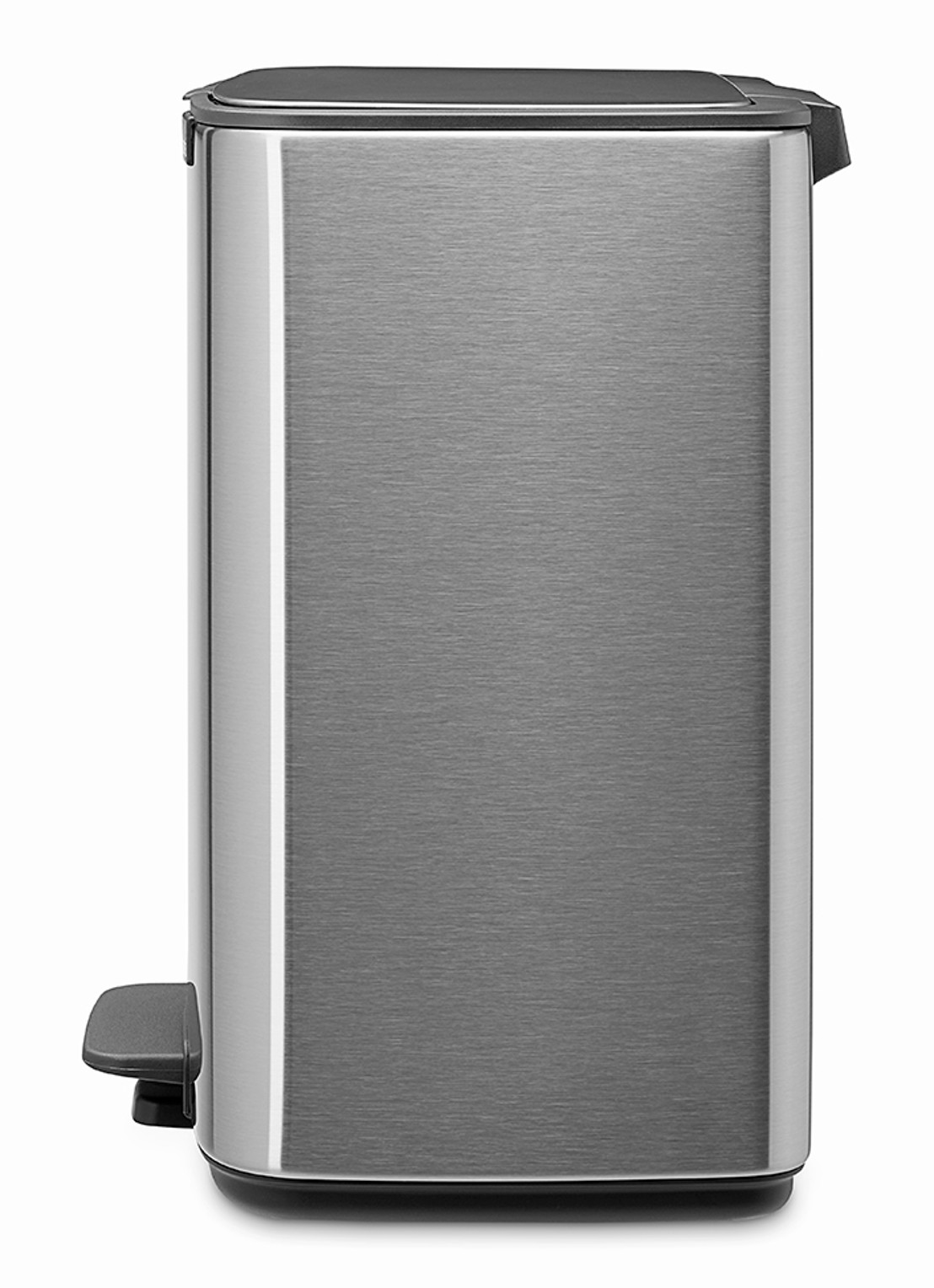 Brabantia Bo Touch Bin recyling duo prullenbak met deksel op pootjes 11 + 23 liter - detail 2 zilver