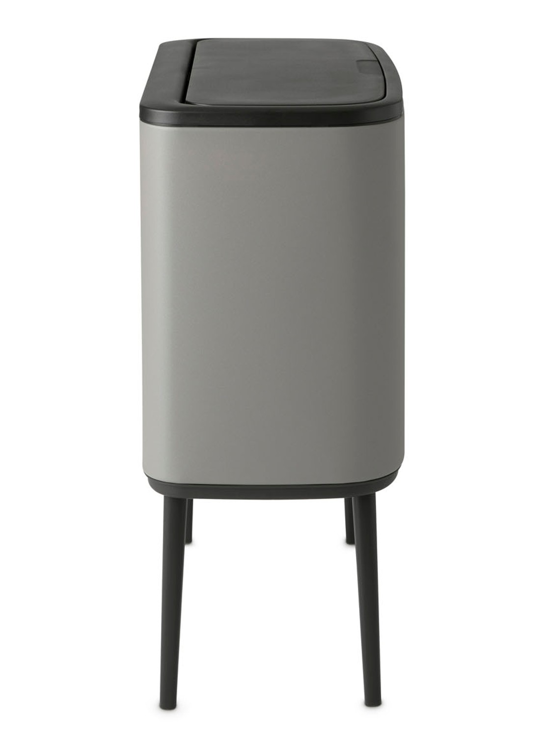 Brabantia Bo Touch Bin recyling duo prullenbak met deksel op pootjes 11 + 23 liter - detail 7 grijs