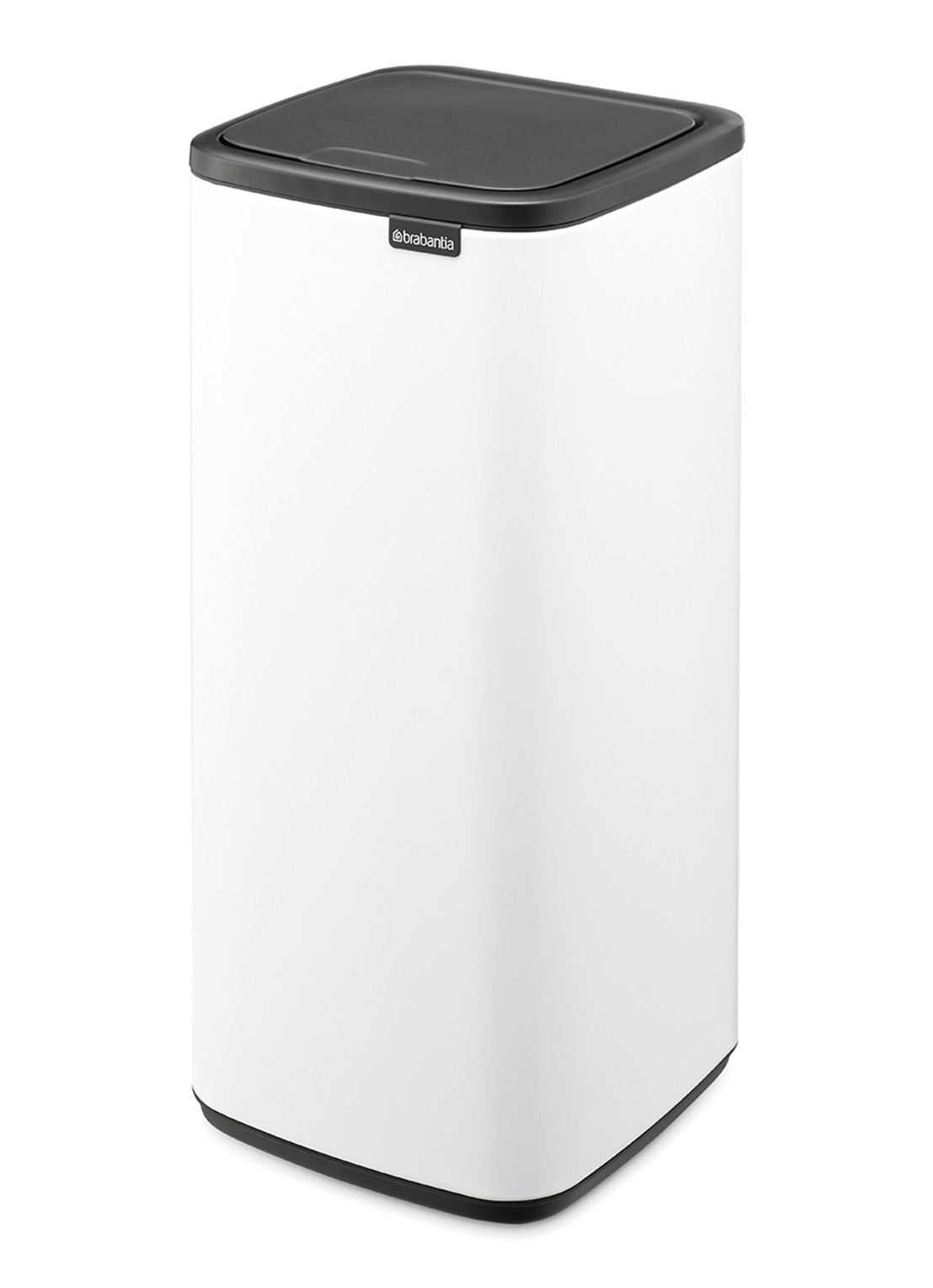 Brabantia Bo touch prullenbak 30 liter - voorkant 2 wit
