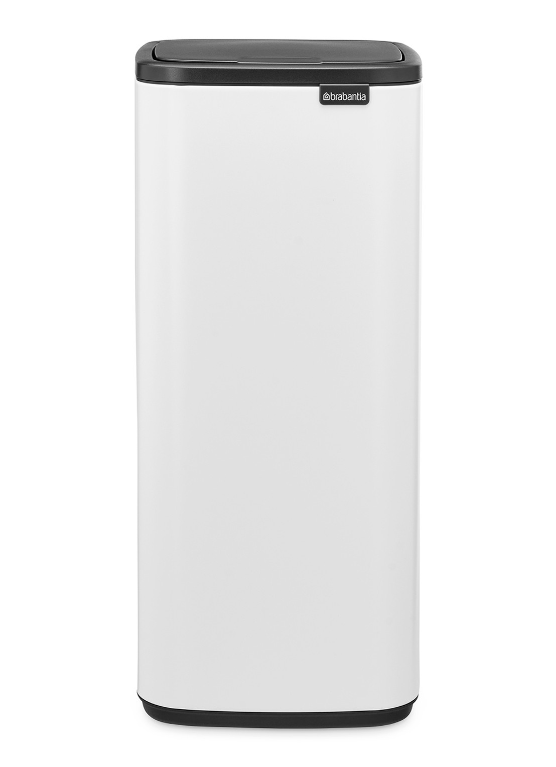 Brabantia Bo touch prullenbak 30 liter - voorkant 3 wit