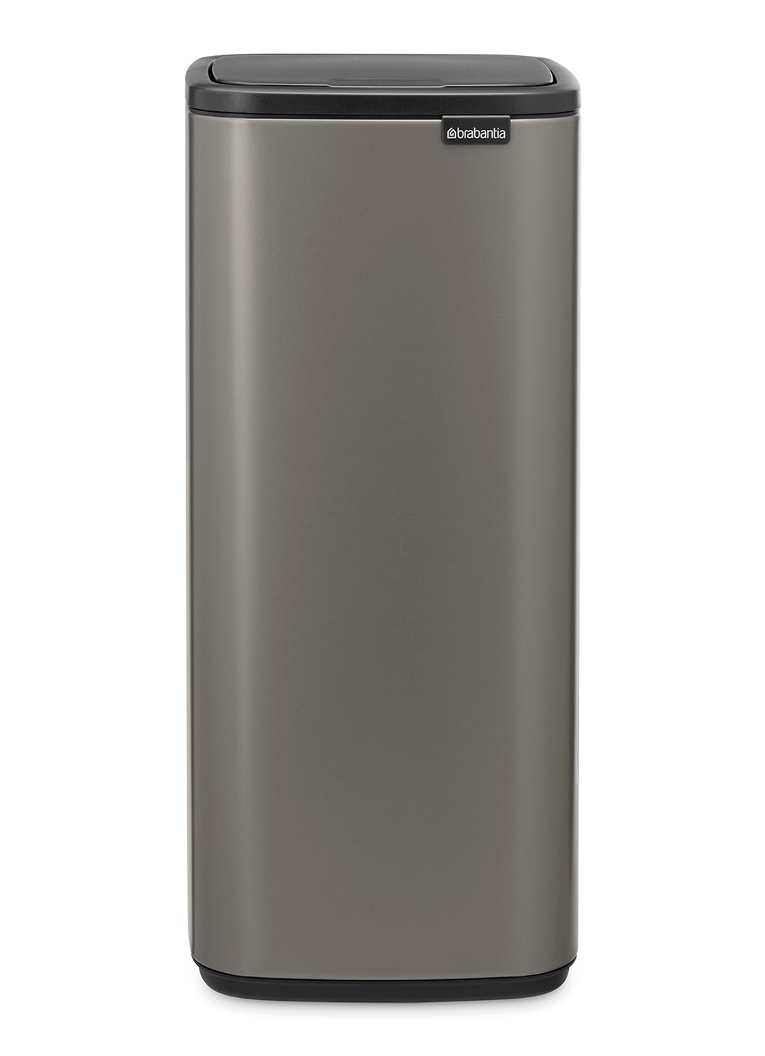 Brabantia Bo touch prullenbak 30 liter - voorkant 2 grijs