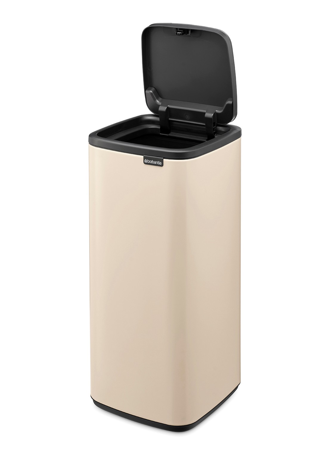 Brabantia Bo touch prullenbak 30 liter - achterkant beige