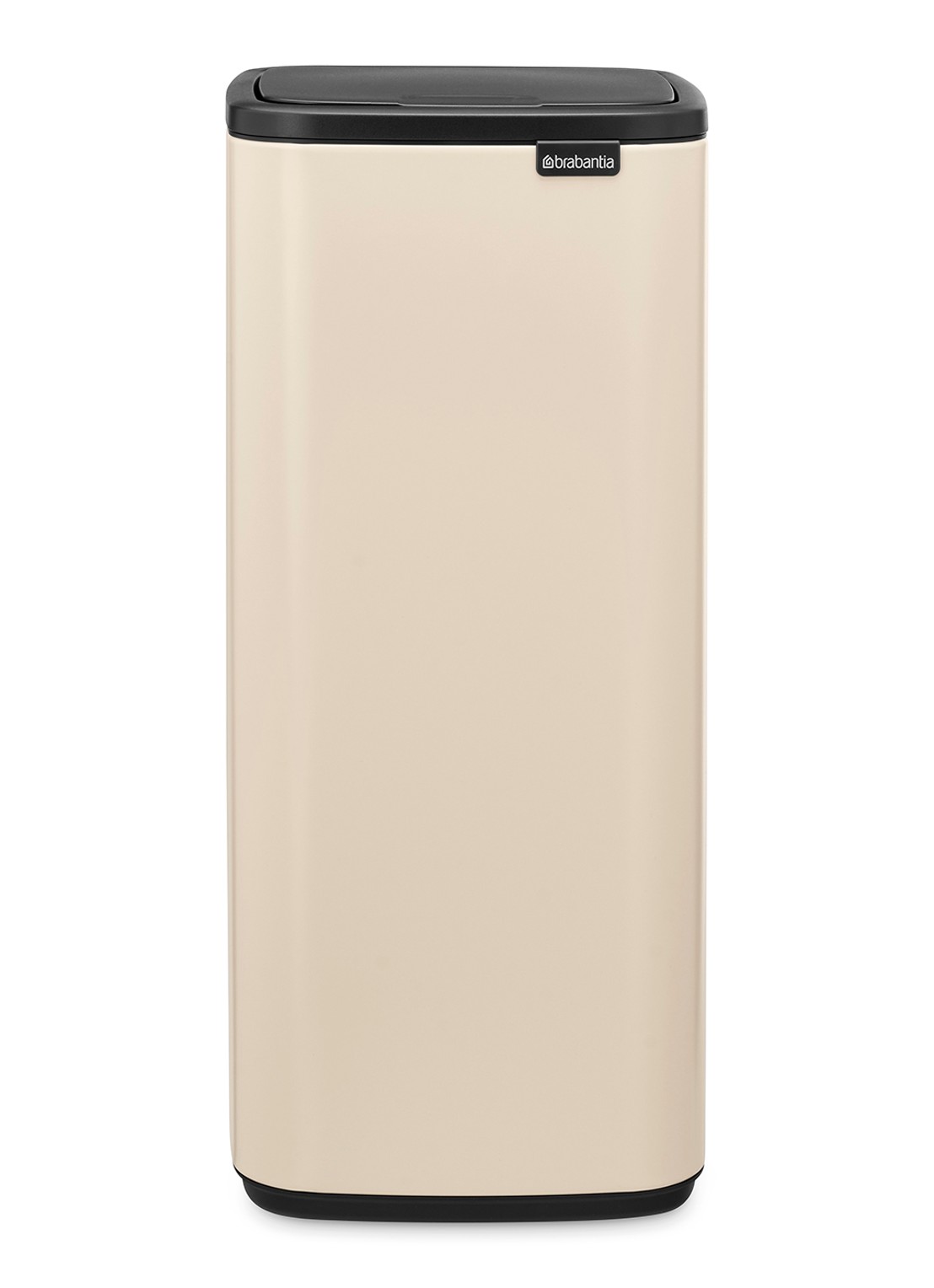Brabantia Bo touch prullenbak 30 liter - voorkant 8 beige