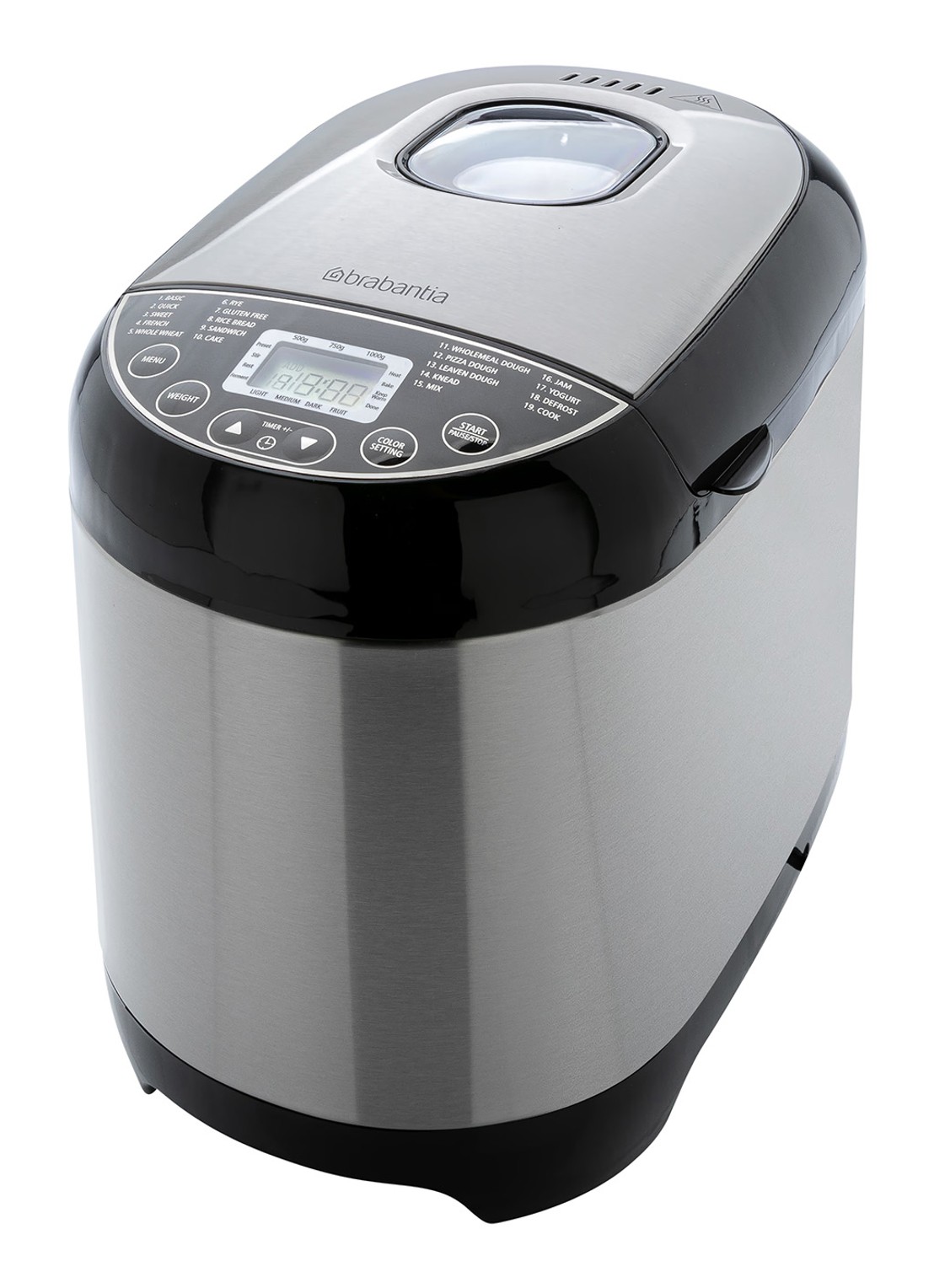 Brabantia Broodbakmachine BBEK1114 - voorkant zilver