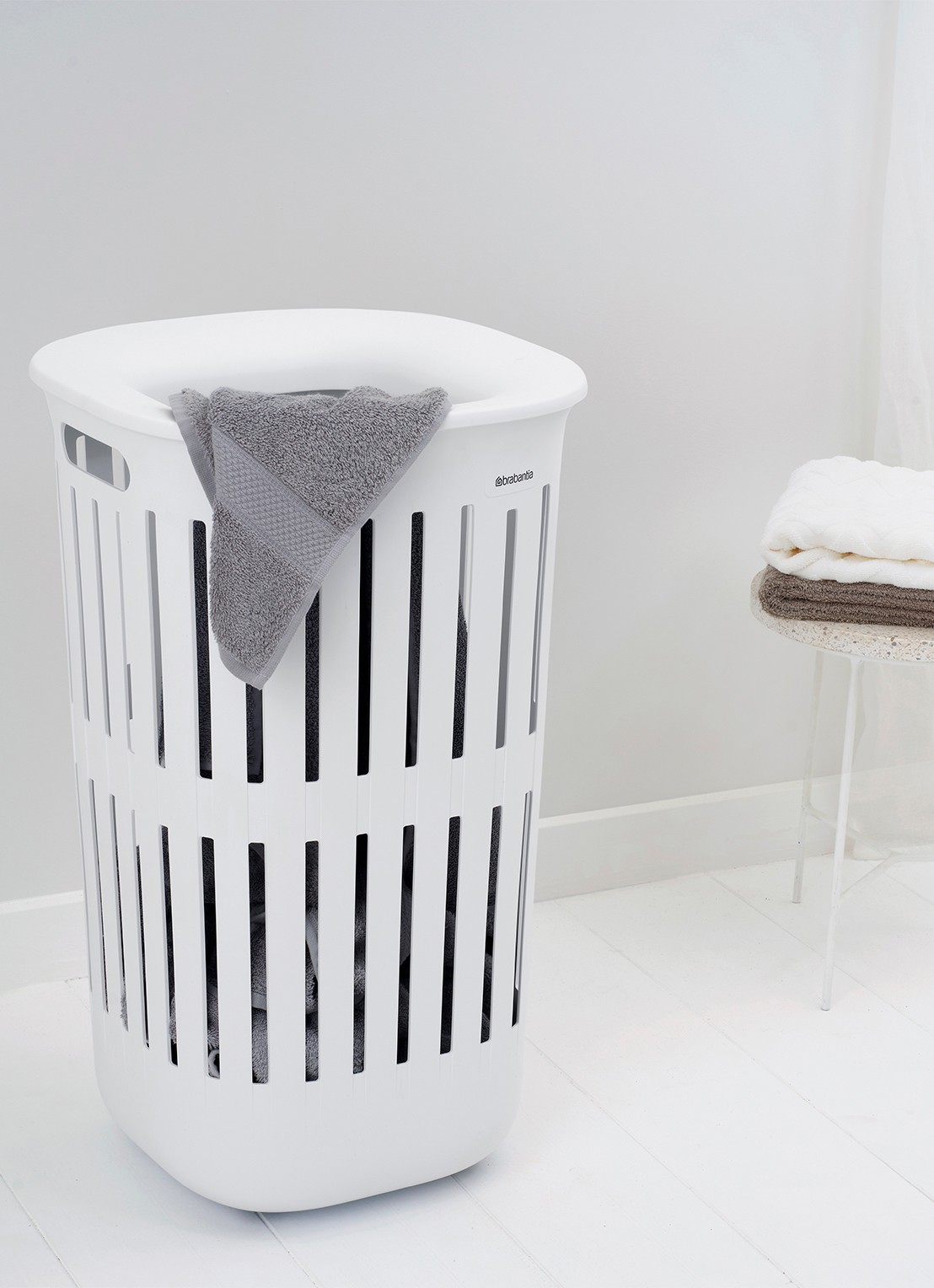 Brabantia Collect-It wasmand 55 liter set van 2 - detail 4 wit