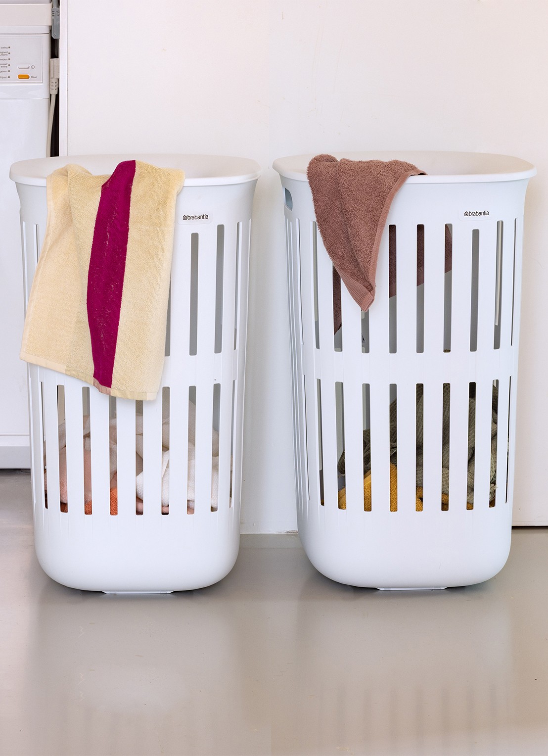 Brabantia Collect-It wasmand 55 liter set van 2 - detail 6 wit