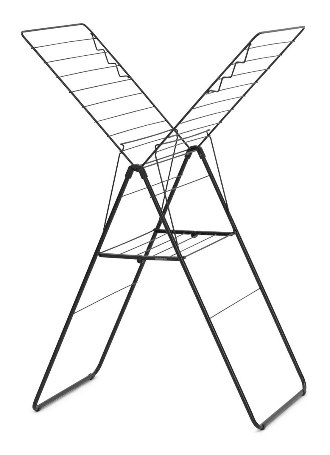 Brabantia Hangon droogrek 20 meter - detail 2 zwart